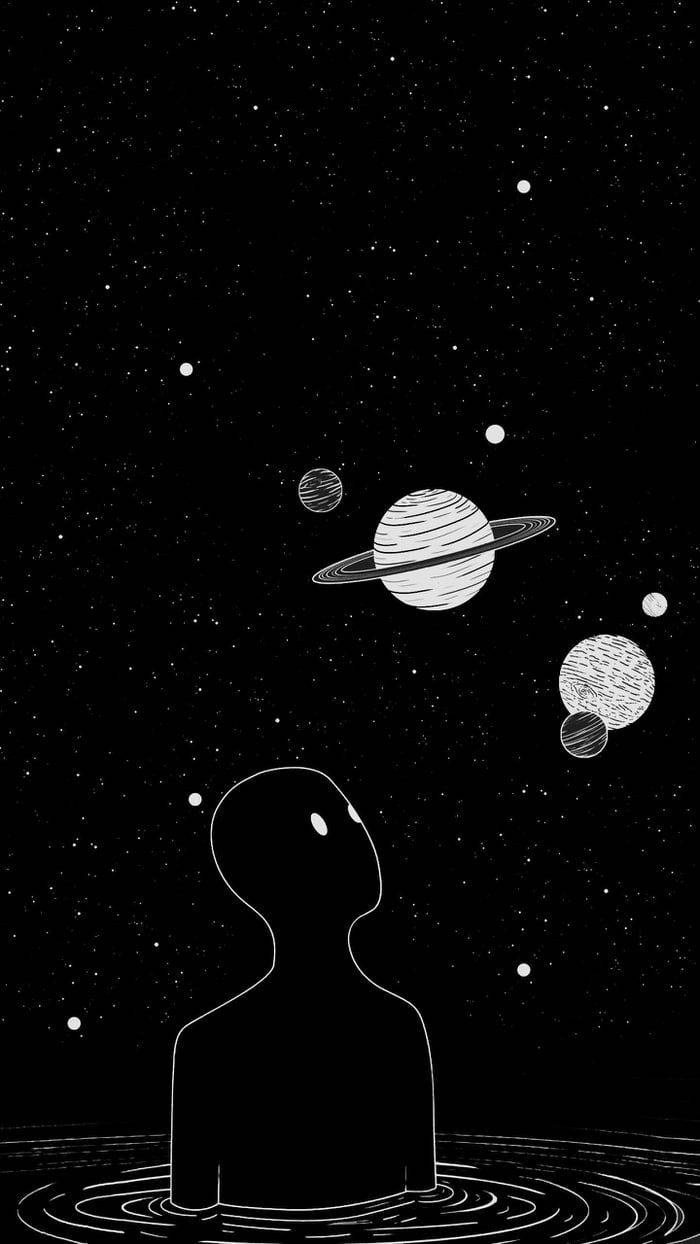 Alien Estetic Spațial Fundal