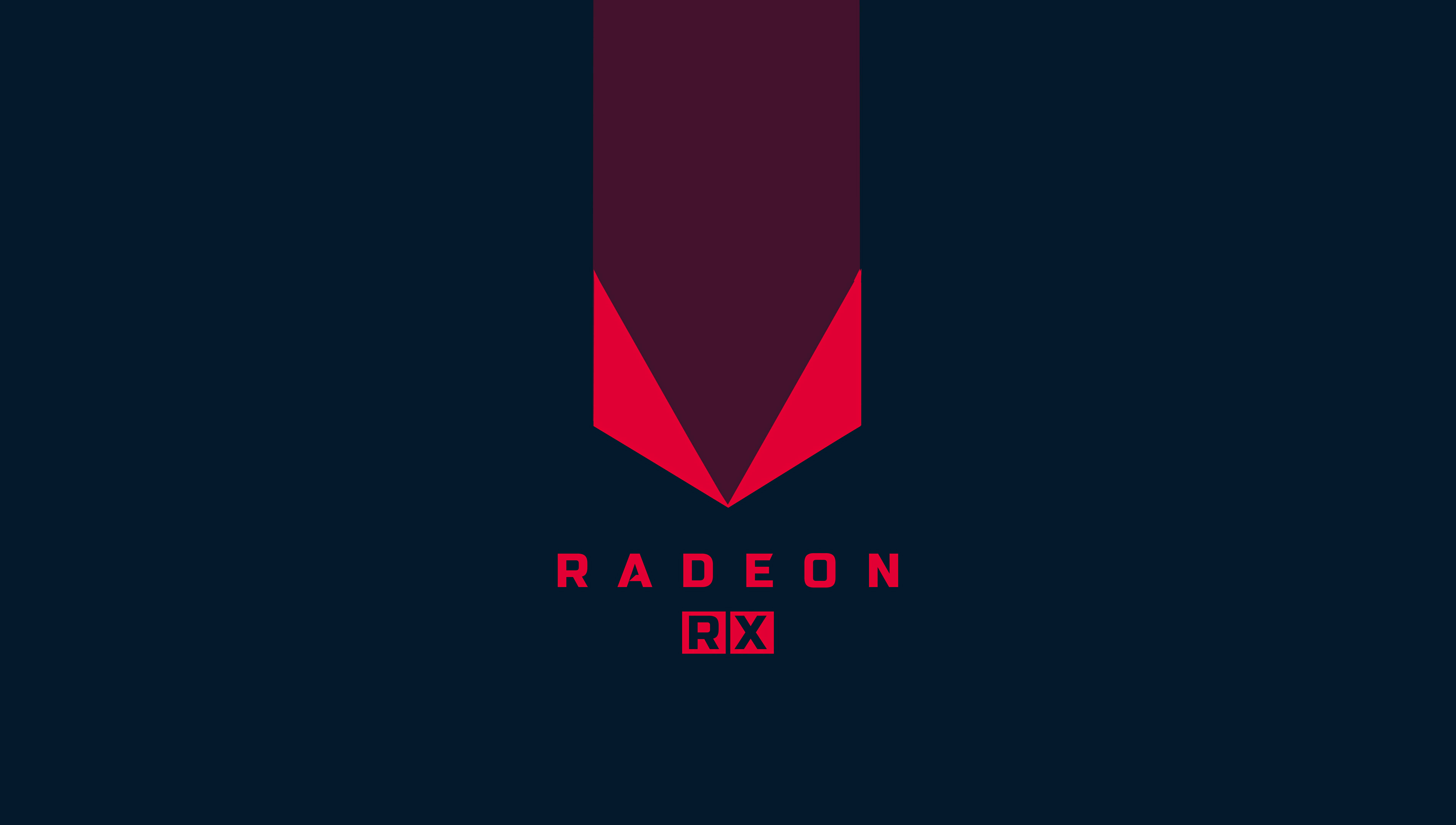 AMD 4K albastru închis Fundal