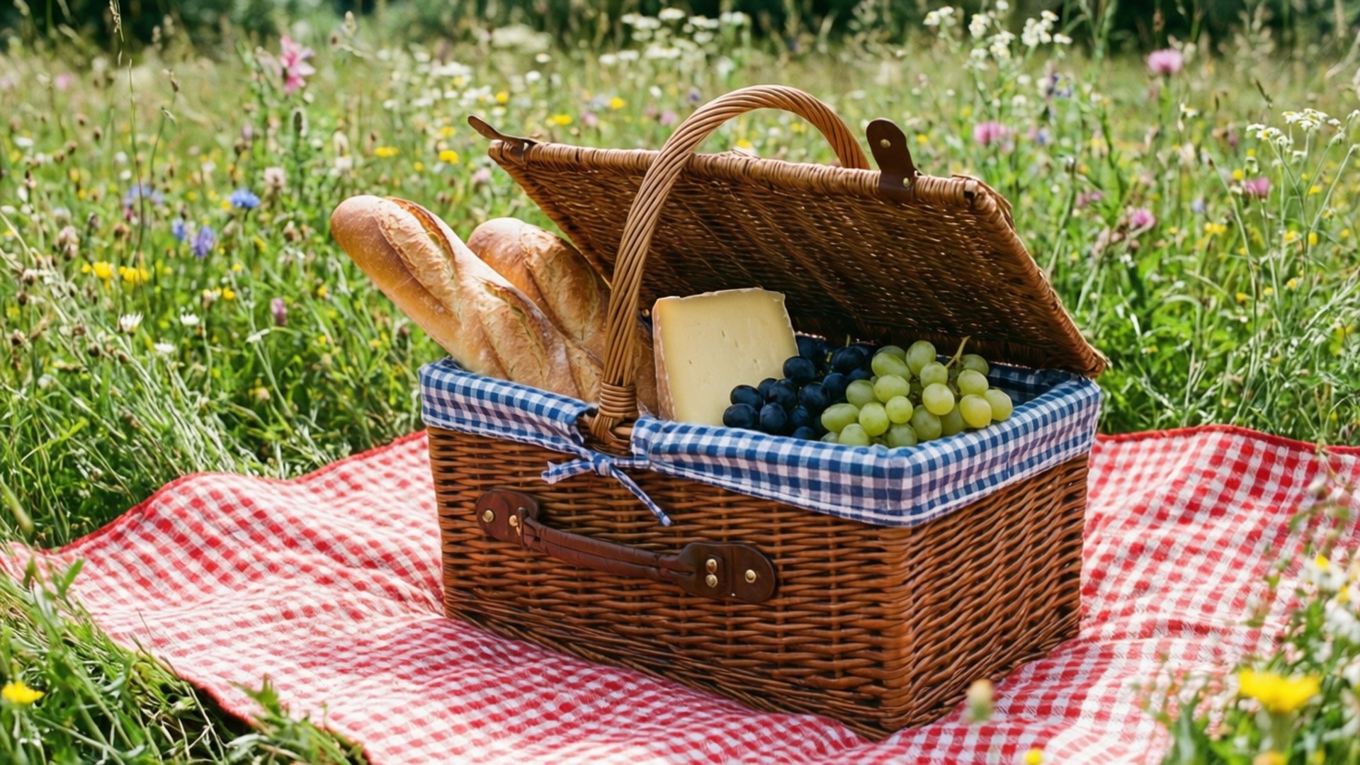 Amenajare pentru picnic de vară Fundal