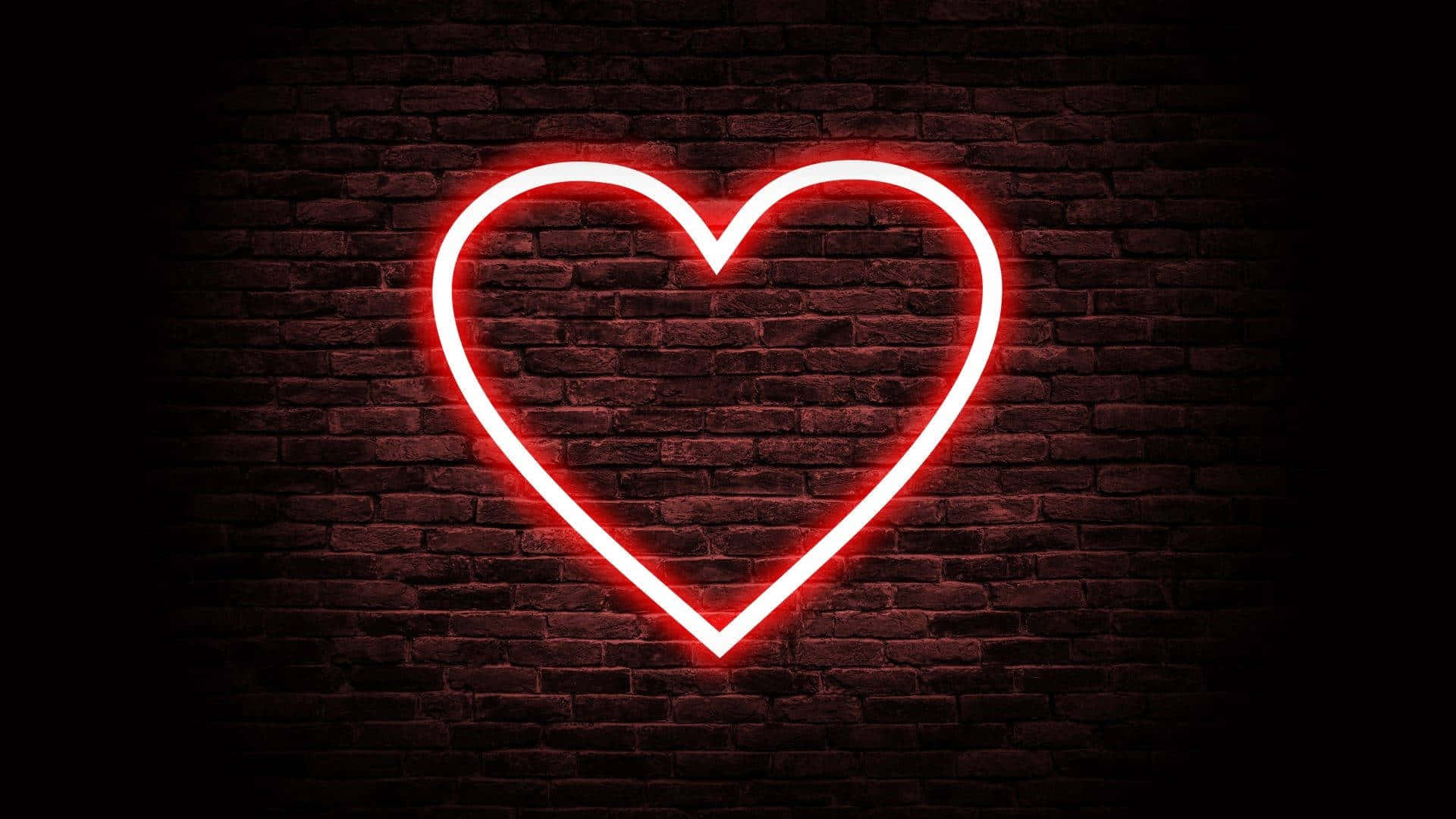 „Amplifică vibe-urile cu această estetică neon roșu” Fundal