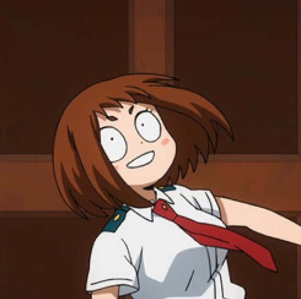 Amuzant Duo Anime Bucurându-se de un Moment Fără Griji Fundal