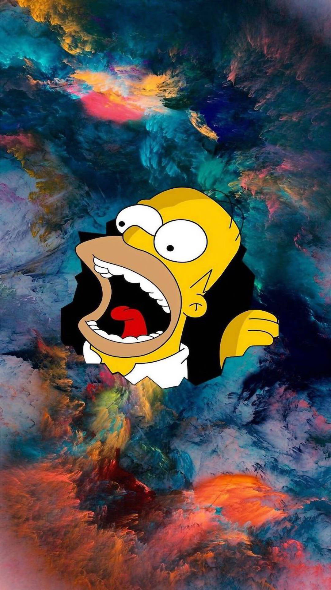 Amuzant Homer Estetic Gaura Neagră Fundal