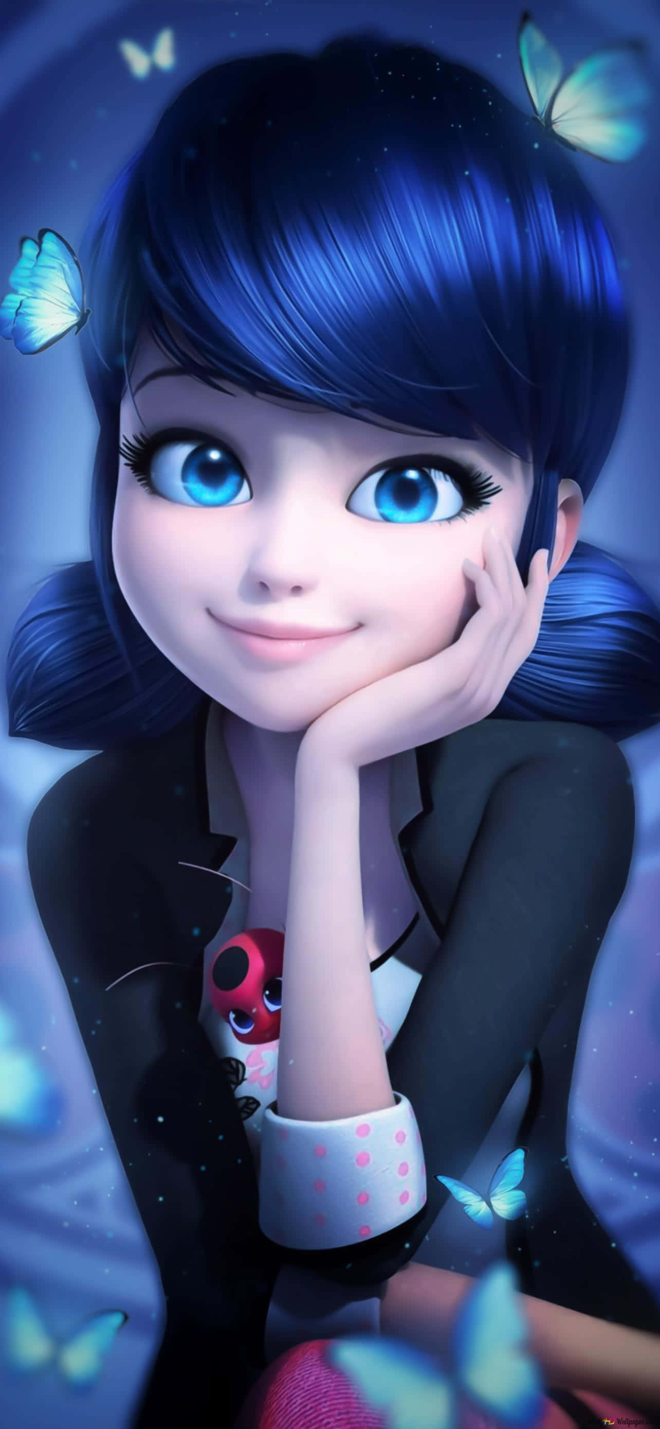 Amuzantă Imagine Miraculous Ladybug Fundal