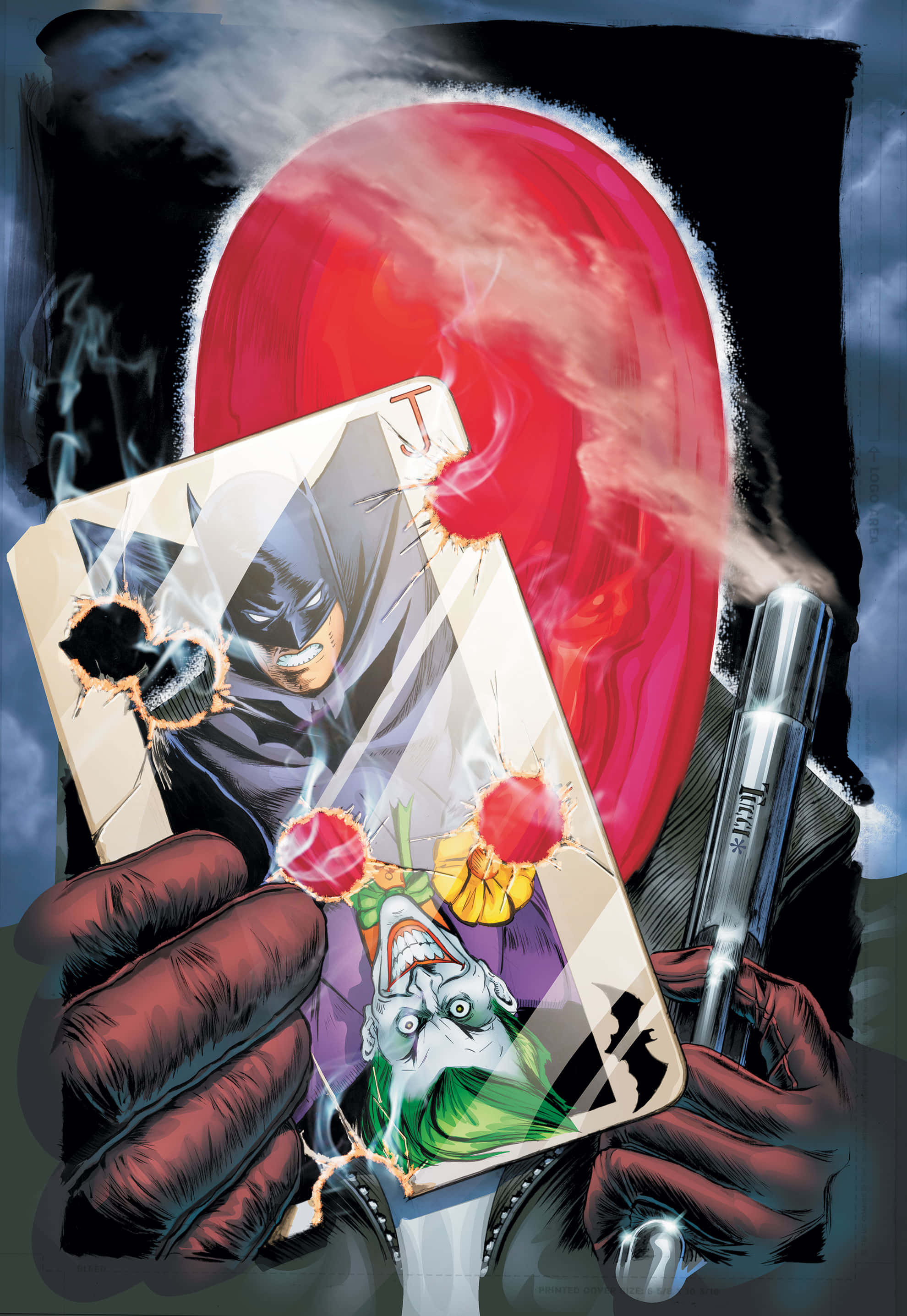 An Action-Packed Red Hood Scene Fundal