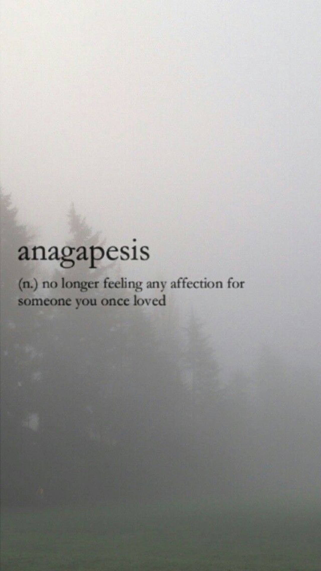 Anagapesis Cuvânt Estetic Fundal