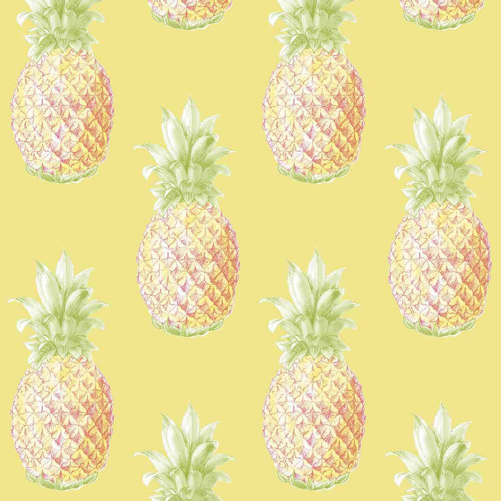 Ananas galben delicios, gata de mancat Fundal