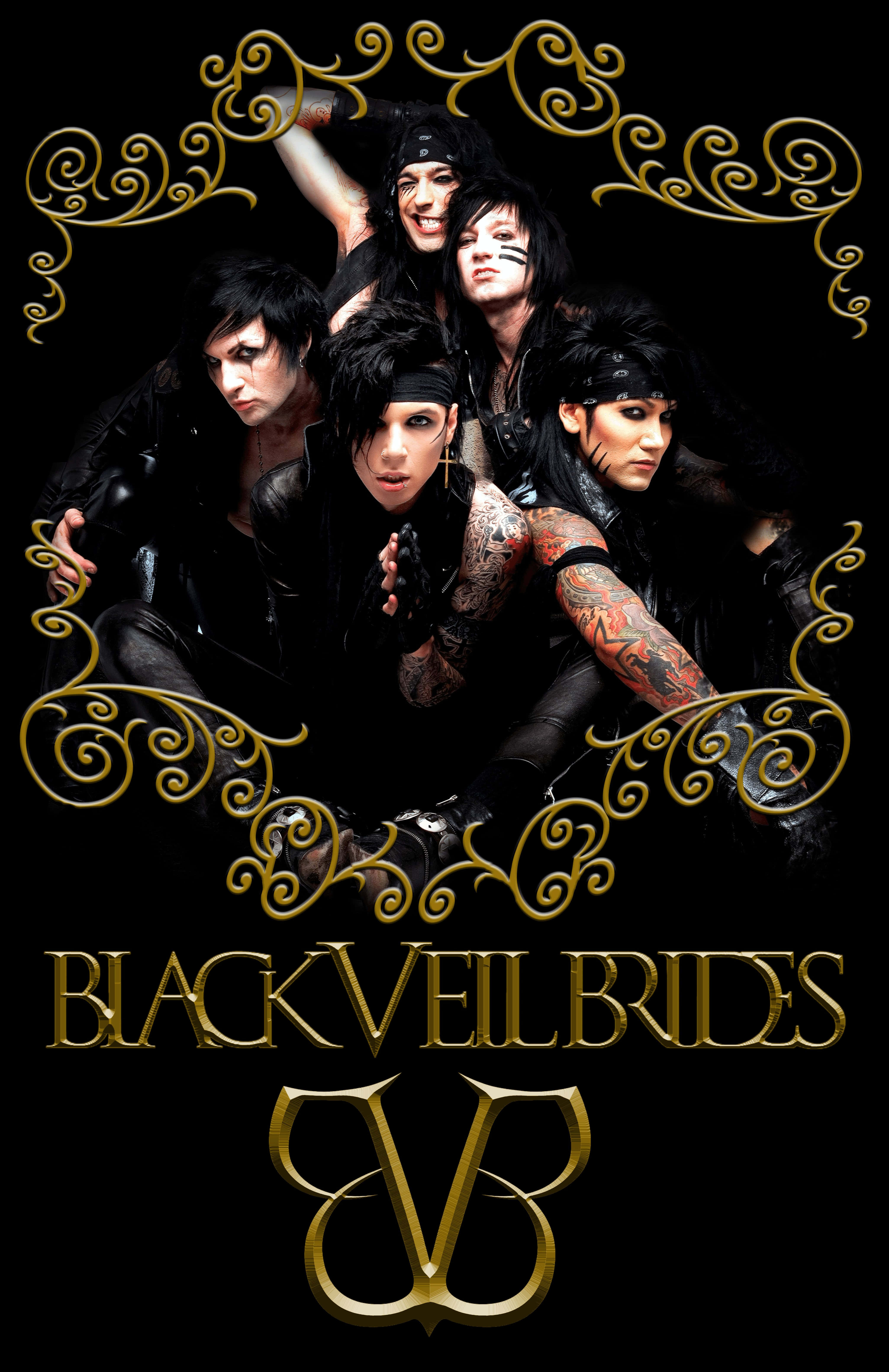 Andy Biersack de la Black Veil Brides Fundal