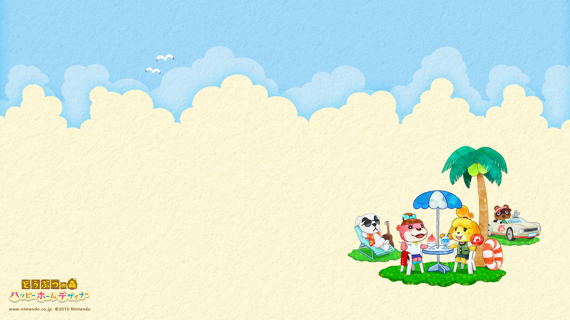 Animal Crossing Fundal de Vară pentru Desktop Fundal