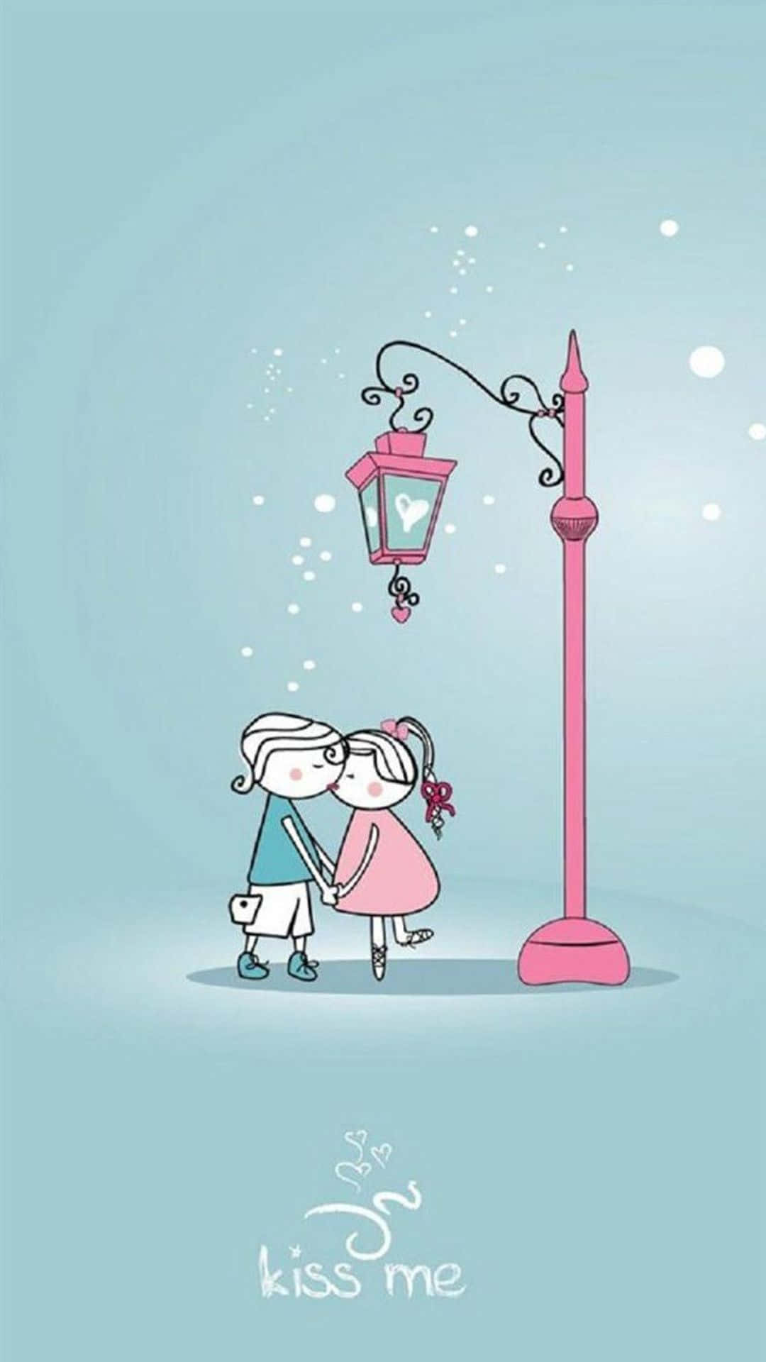 Animale de desene animate adorabile pe un fundal colorat Fundal