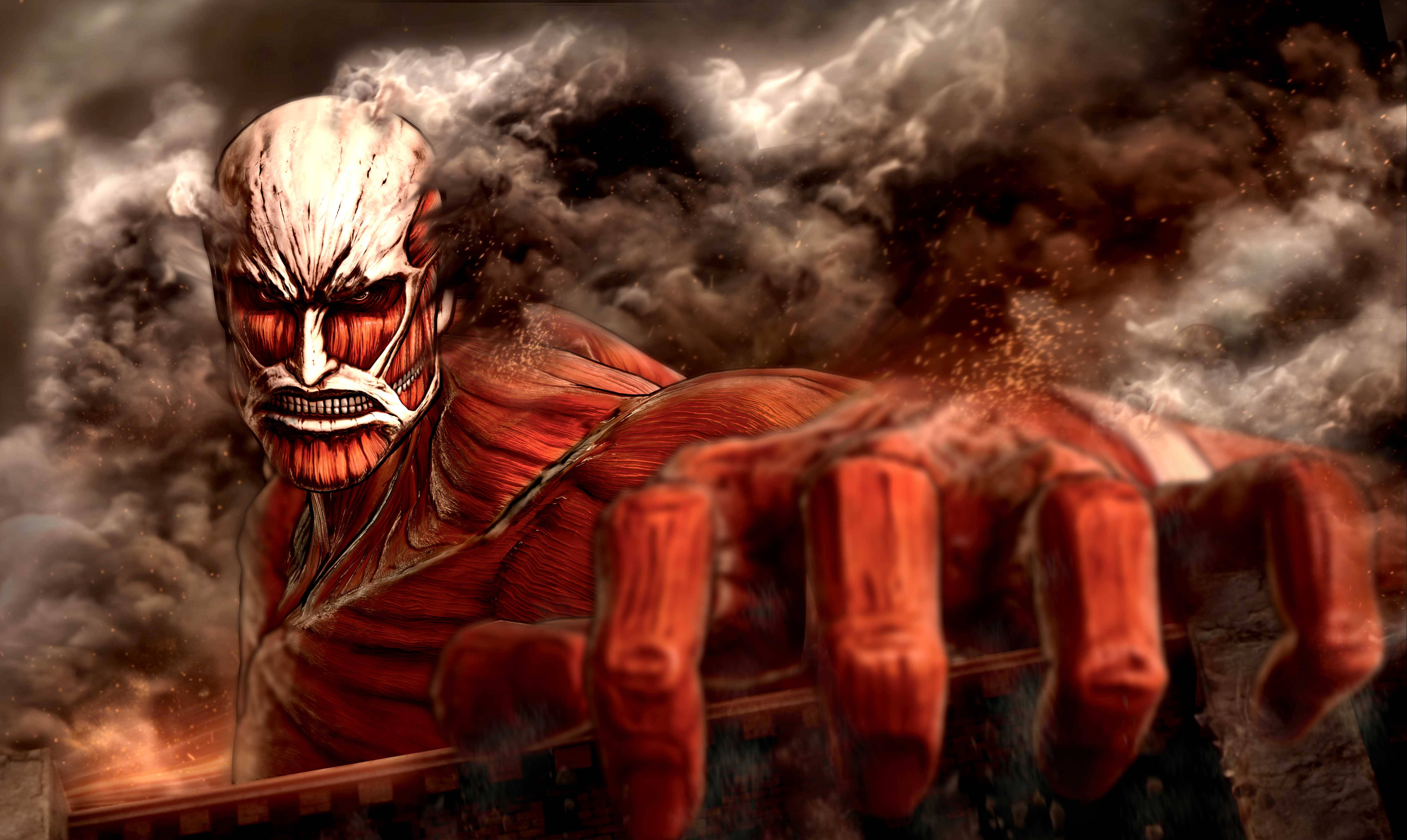 Anime 4K Titan Colosal Fundal