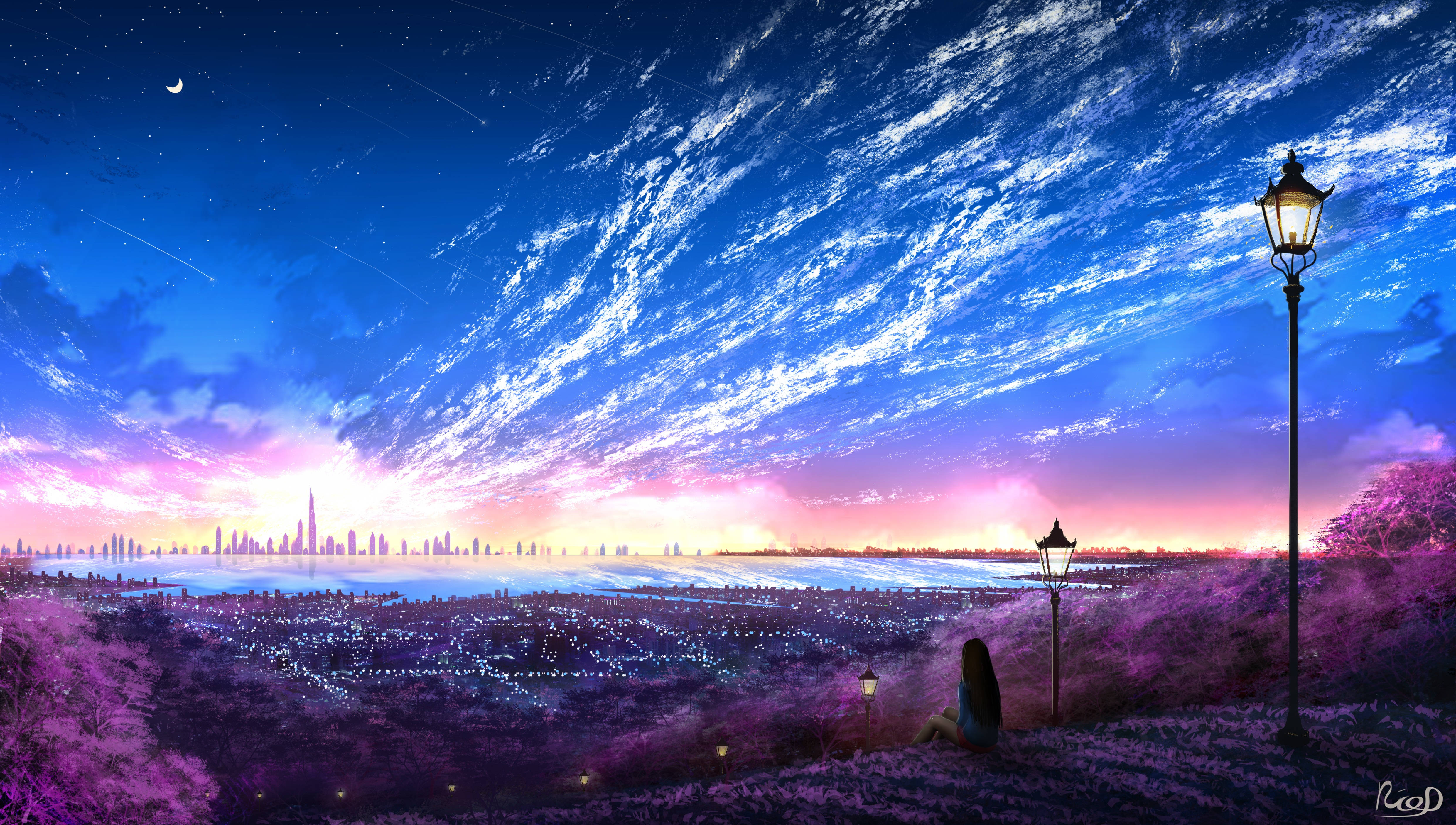 Anime mov estetic 4K Fundal