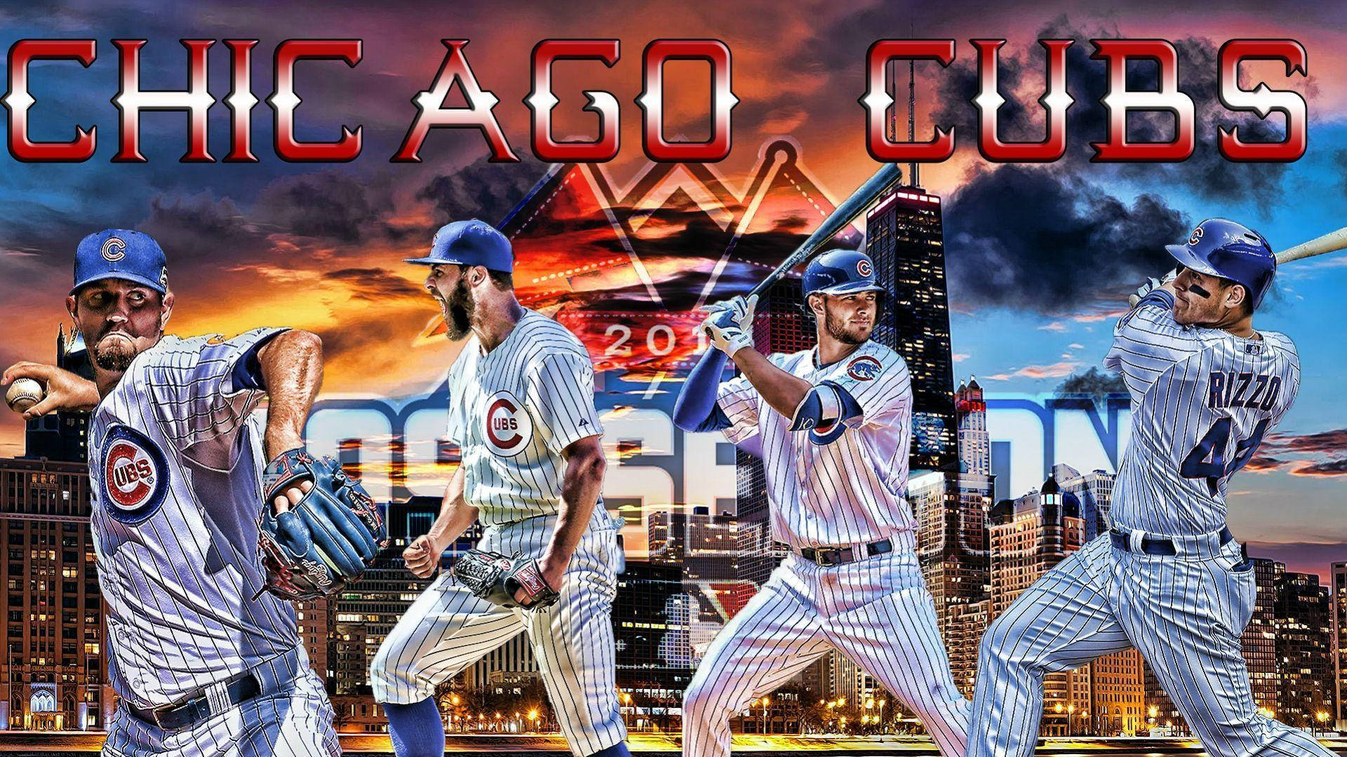 Anthony Rizzo Jucători Chicago Cubs Fundal