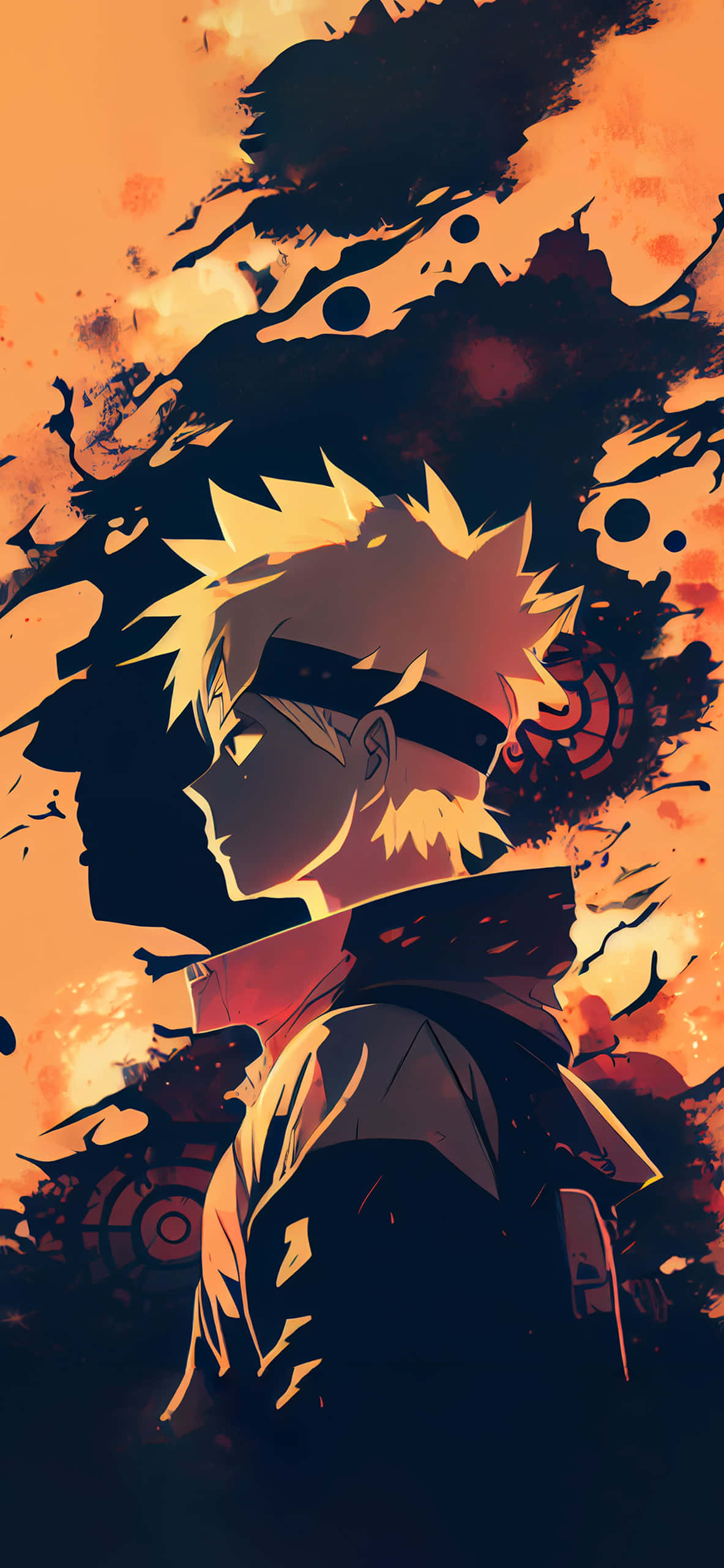 Antrenament Intens în Anime Naruto Fundal