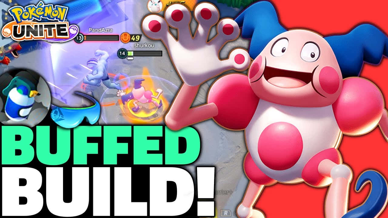 Antrenează-te alături de Mr. Mime în noul joc Pokemon Unite! Fundal
