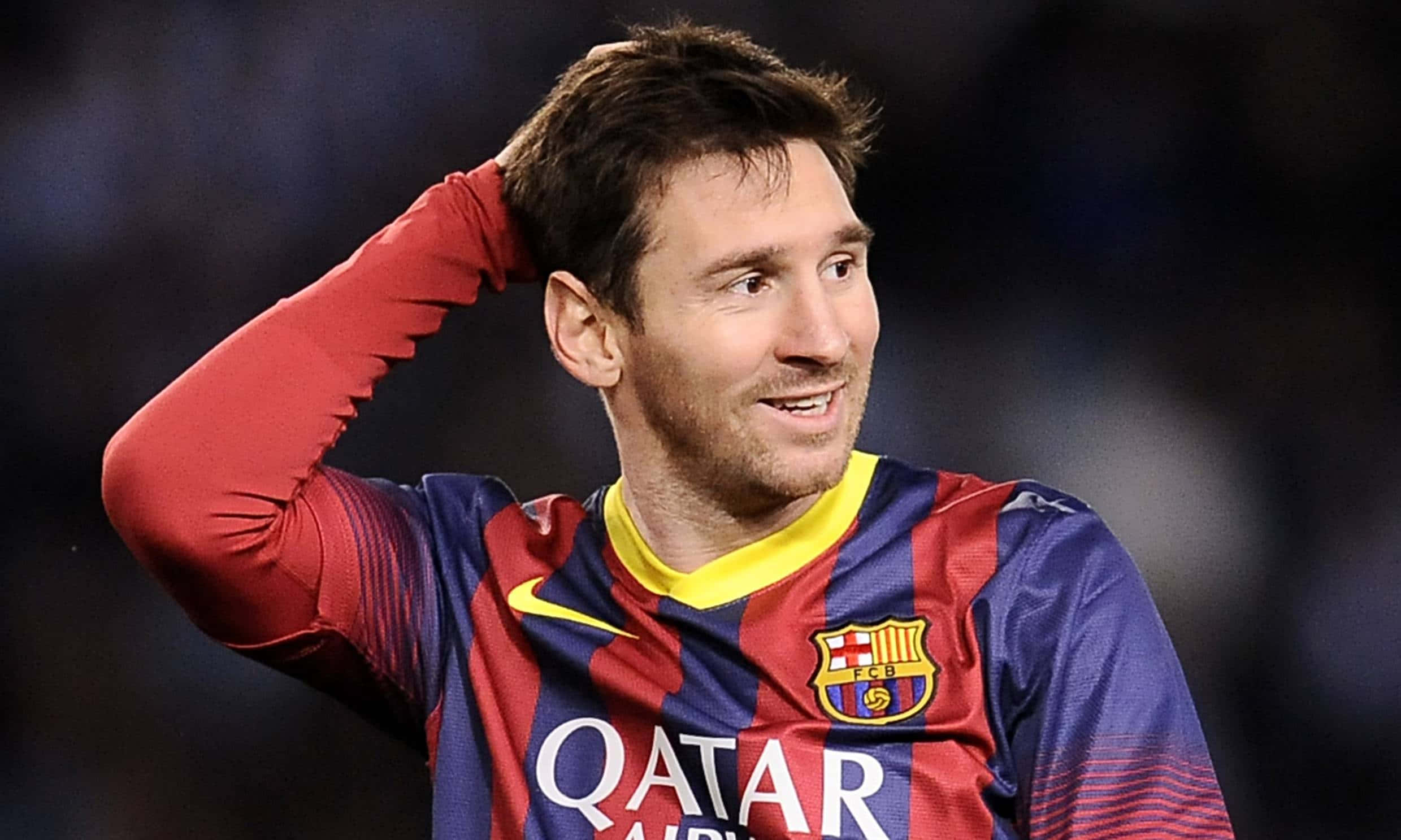 Apetând apusul soarelui în Barcelona alături de Lionel Messi Fundal