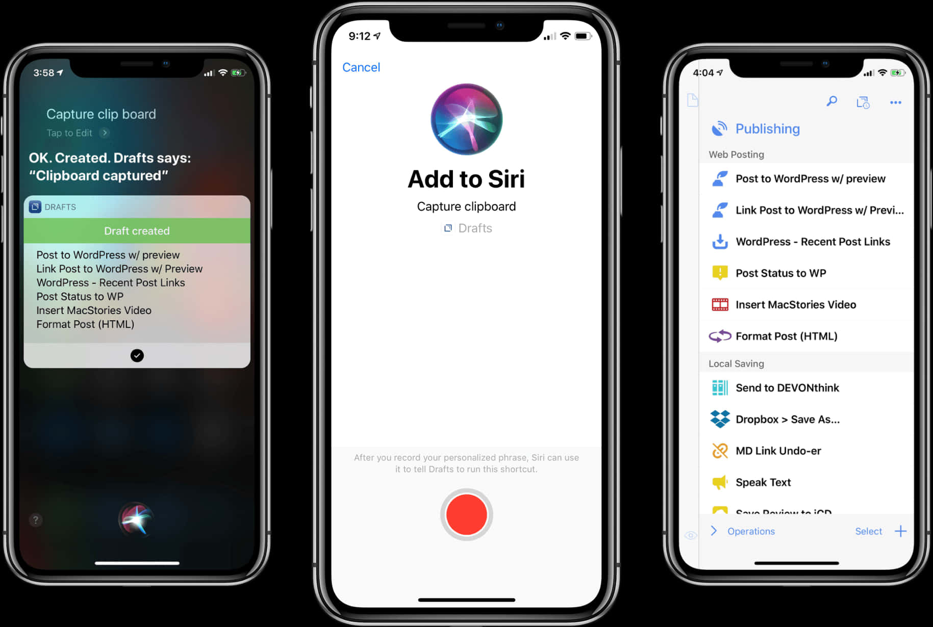 Aplicații de productivitate pe ecran triplu iPhone12 Fundal