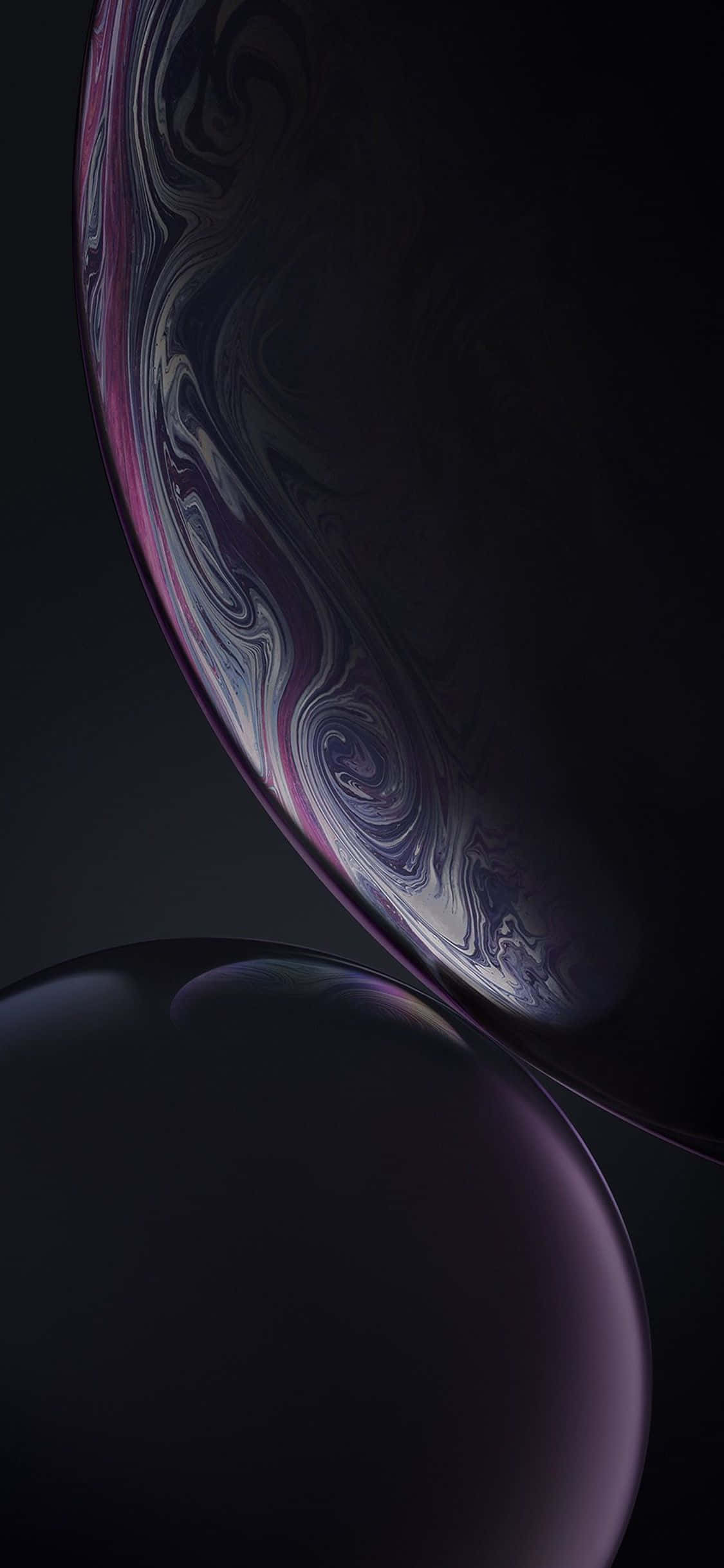 Apple iPhone XS Abstract Bubble Fundal