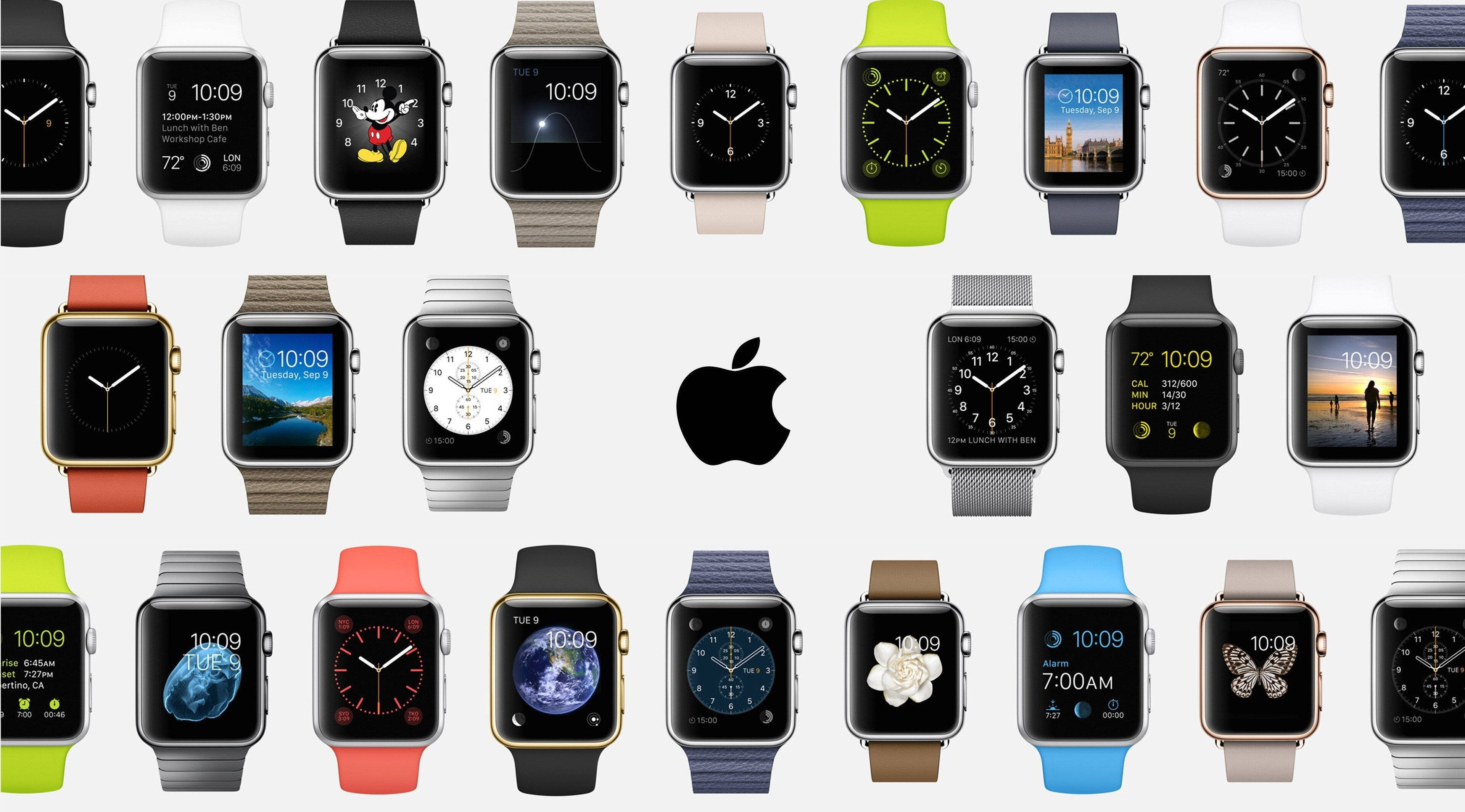 Apple Watch serii diferite Fundal