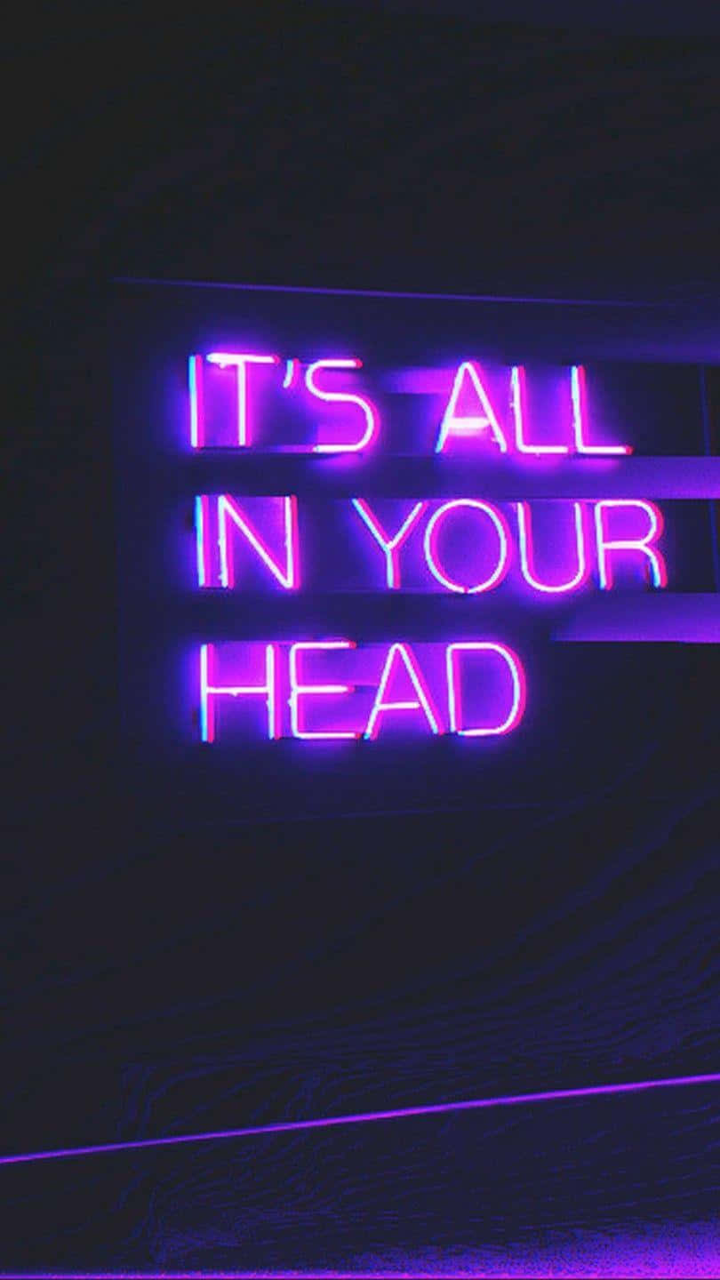 Aprinde noaptea cu neon Fundal