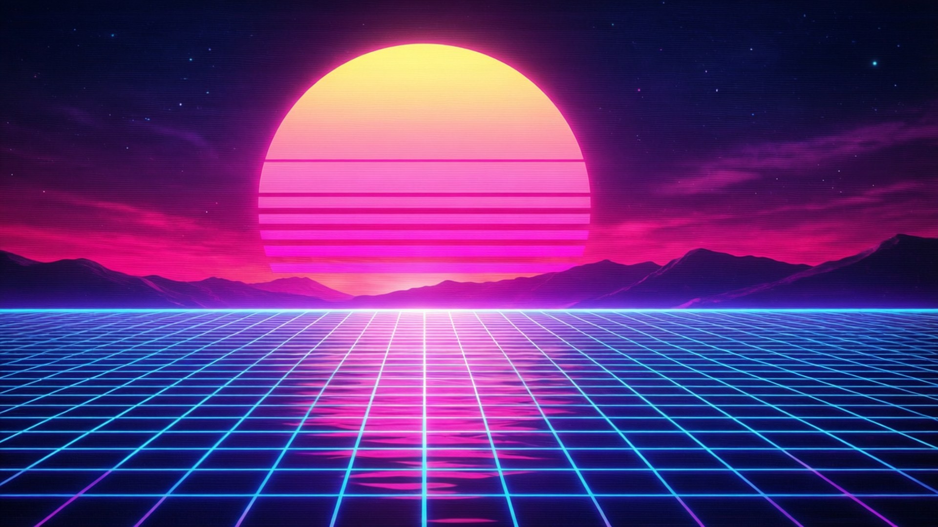 Apus Synthwave Fundal