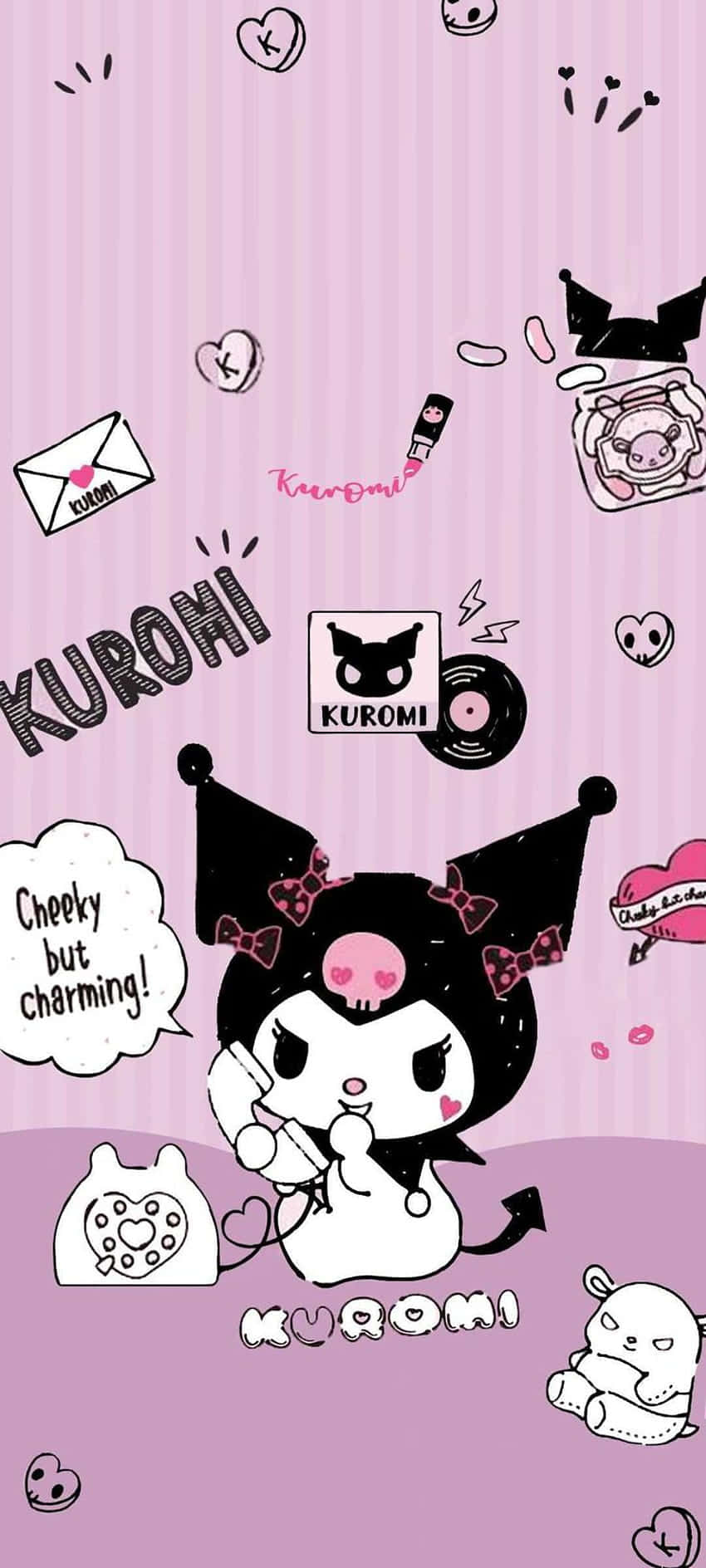 Arată-ți adevăratele culori cu Emo Hello Kitty! Fundal