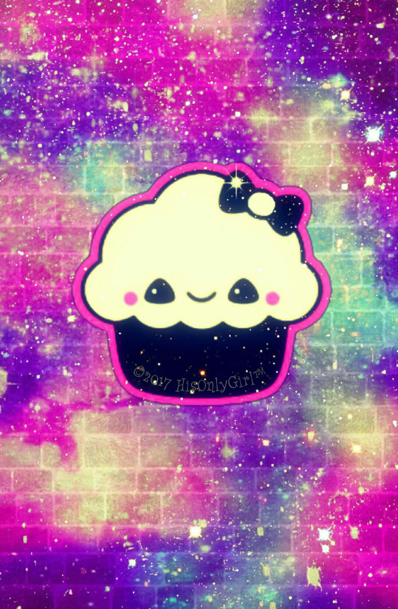 Arată-ți dragostea pentru stele cu această frumoasă Cute Galaxy! Fundal