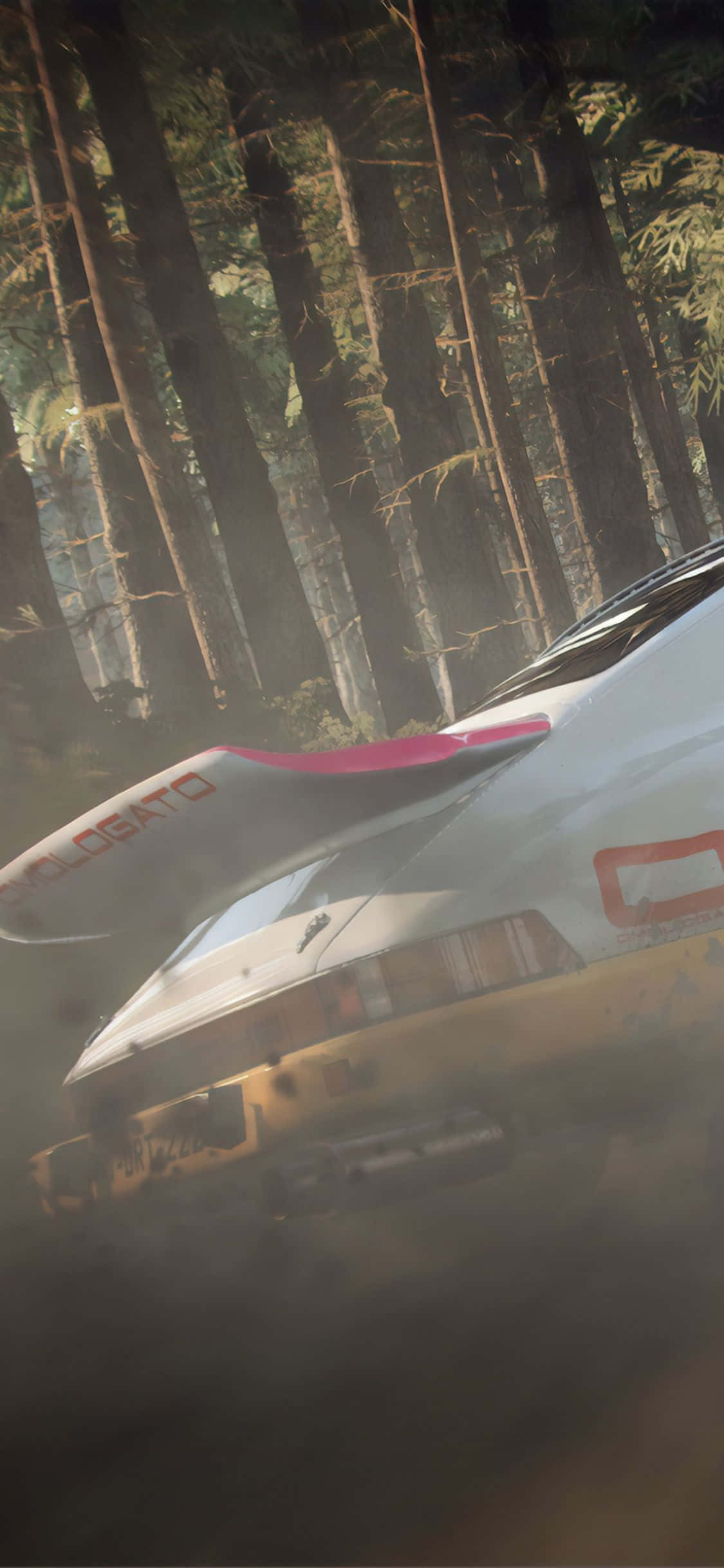 Arată-ți iPhone Xs cu stil cu fondul de ecran Dirt Rally Fundal