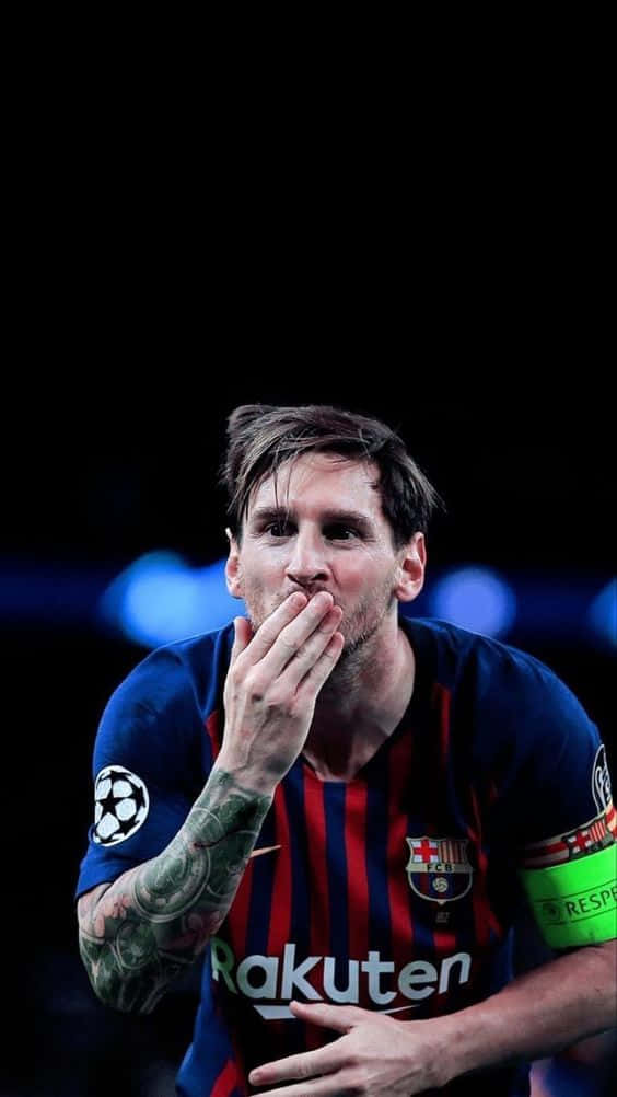 Arată-ți loialitatea cu iPhone-ul Messi Fundal