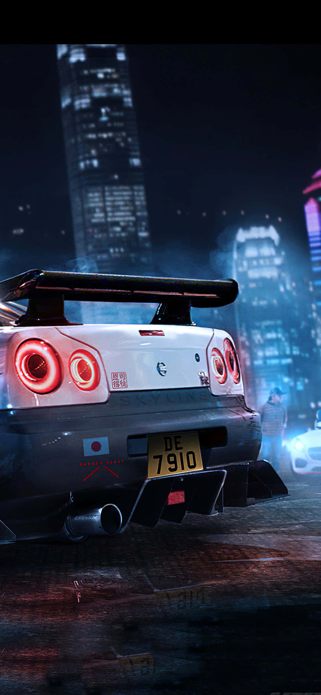 Arată-ți stilul cu iPhone-ul Nissan Skyline Fundal