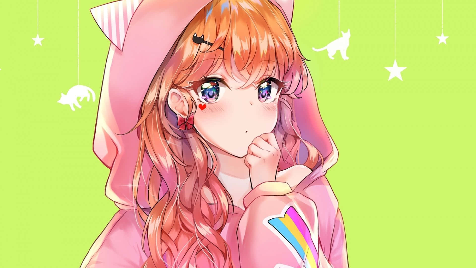 Arată-ți stilul cu o hoodie anime stylish Fundal