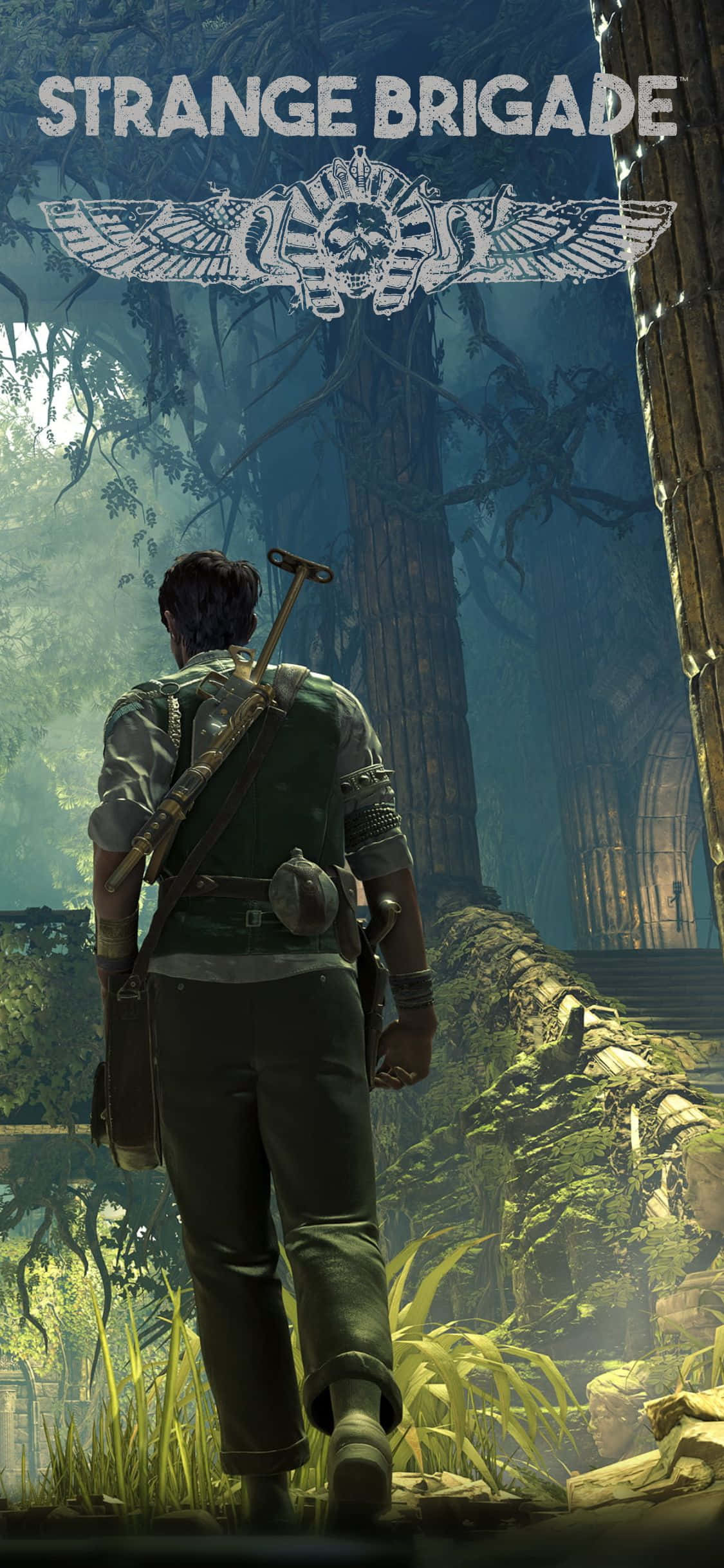 Archimedes de Quinc iPhone X Strange Brigade Fundal