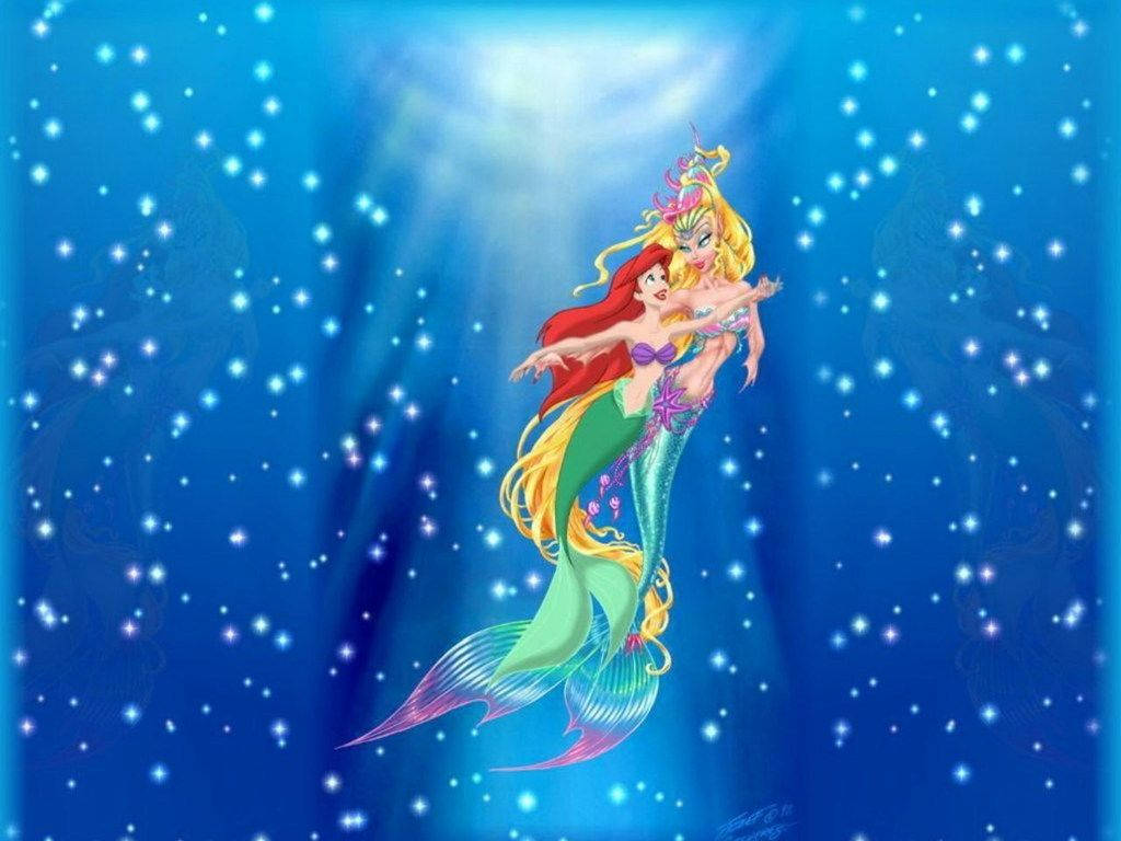 Ariel, Mica Sirenă Fundal