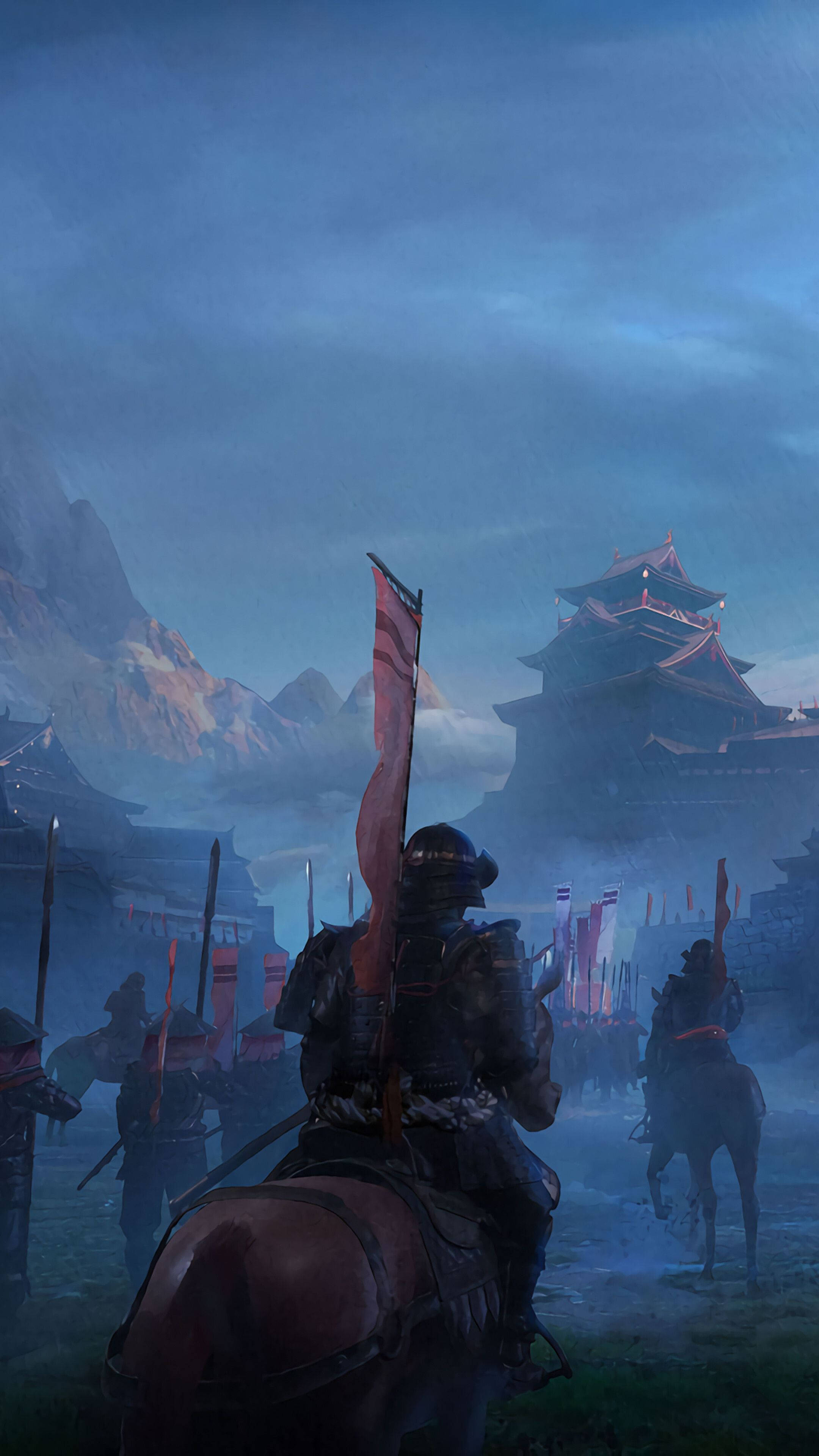 Armata Samurai Japoneză Fundal