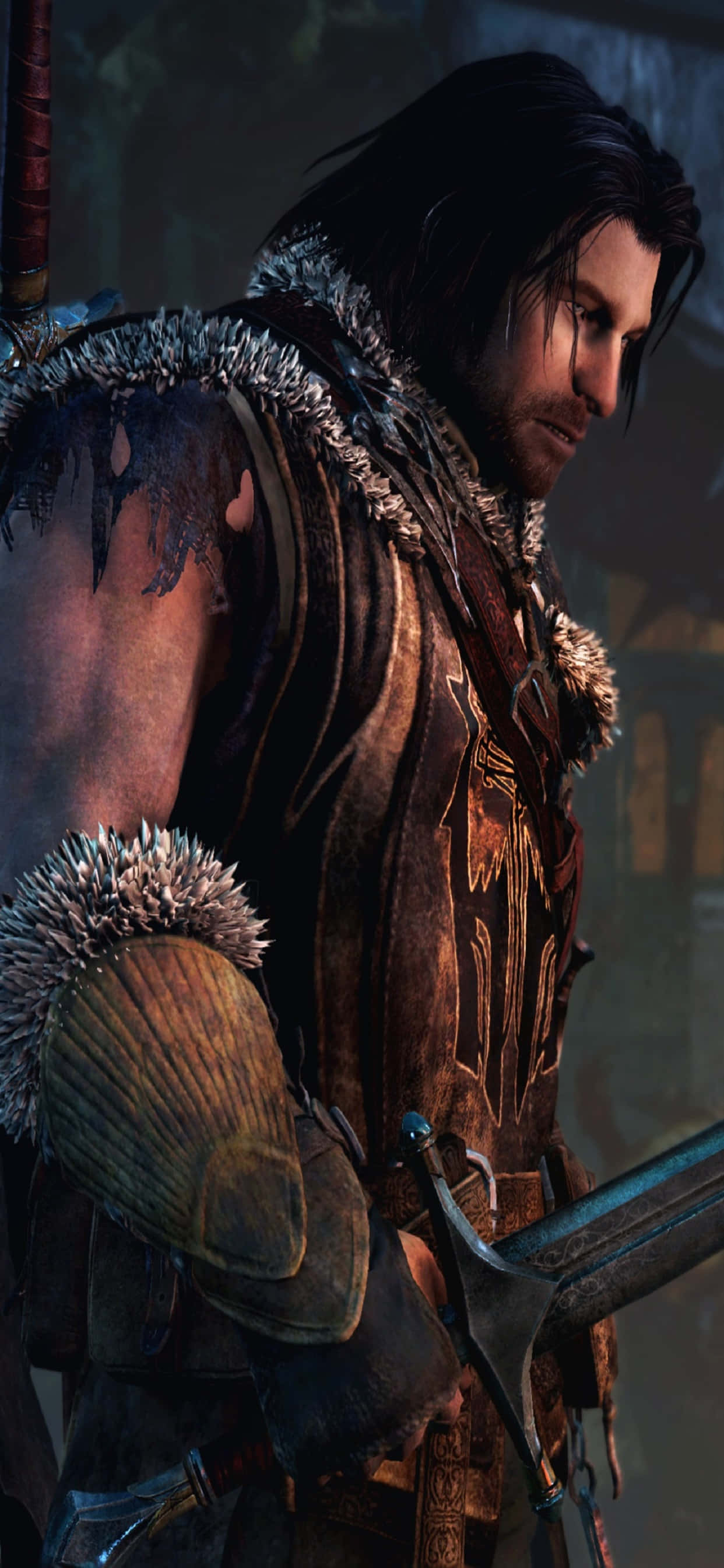 Armură Black Gate iPhone Xs Max Shadow Of Mordor Fundal