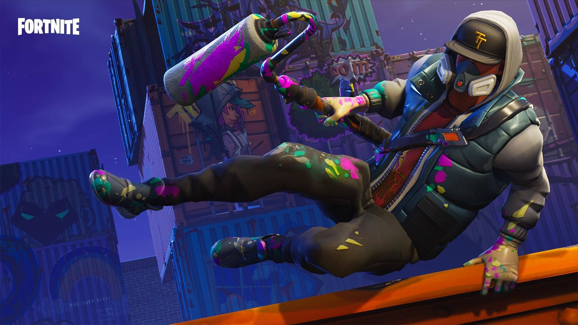 Artă abstractă cool Fortnite Fundal