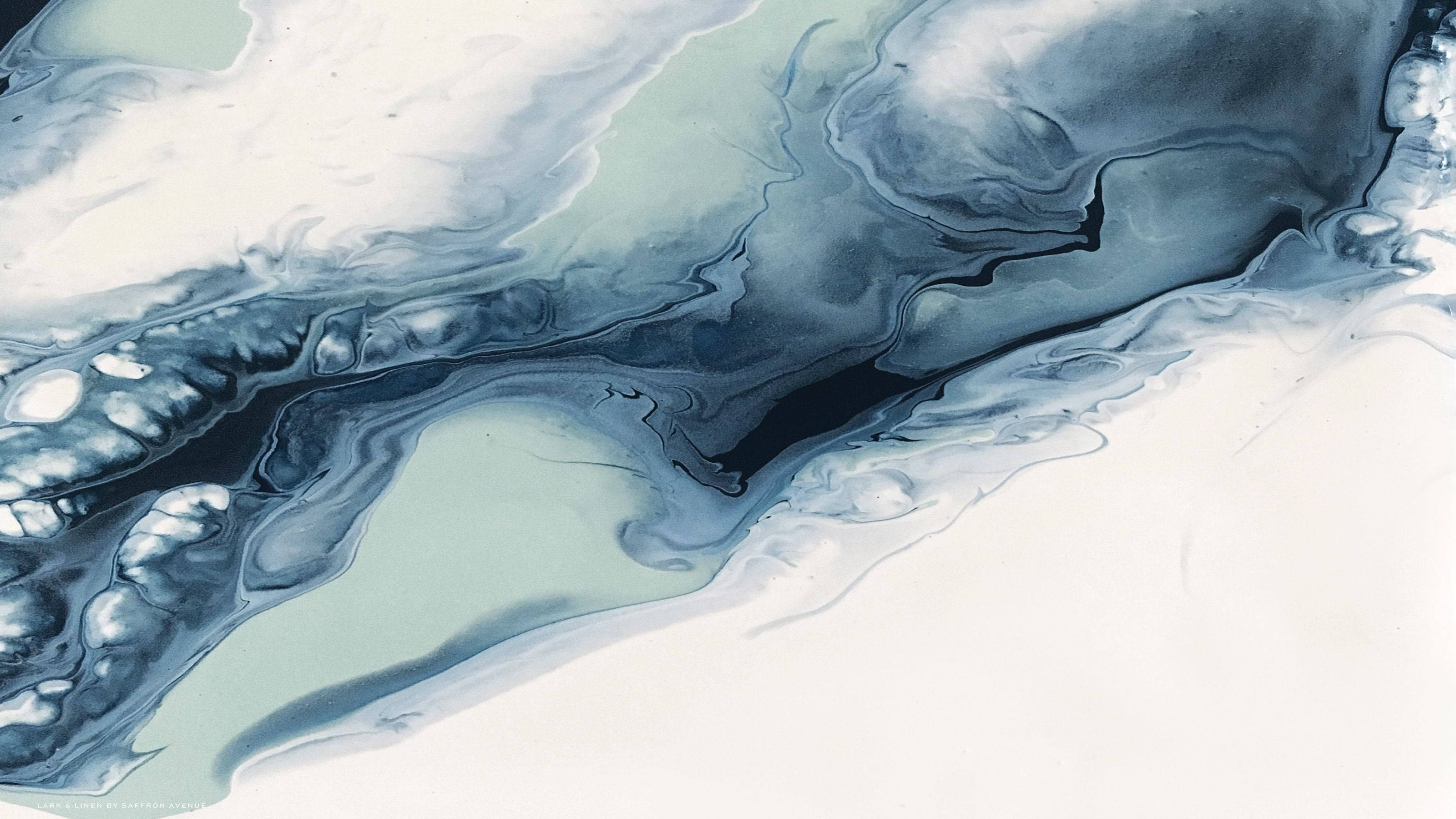 Artă abstractă fluidă albastră pentru desktop marmură Fundal