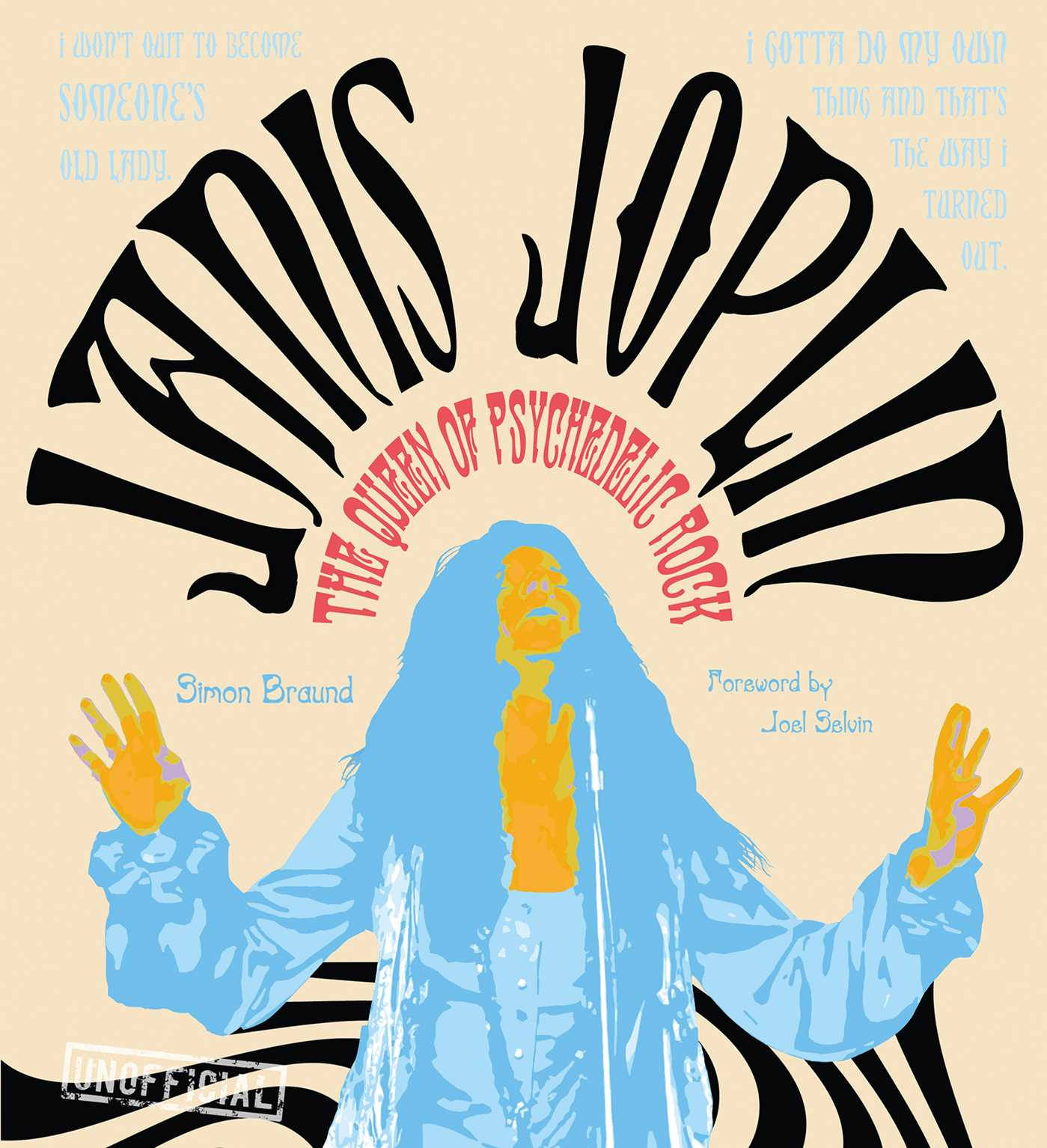 Artă abstractă Janis Joplin Fundal