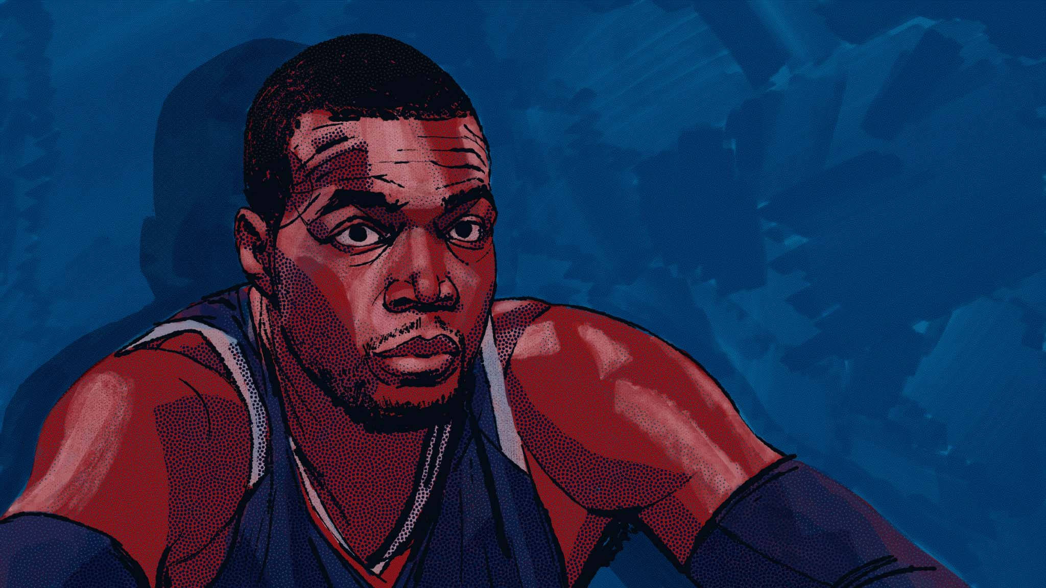 Artă Caricaturală Paul Millsap Fundal