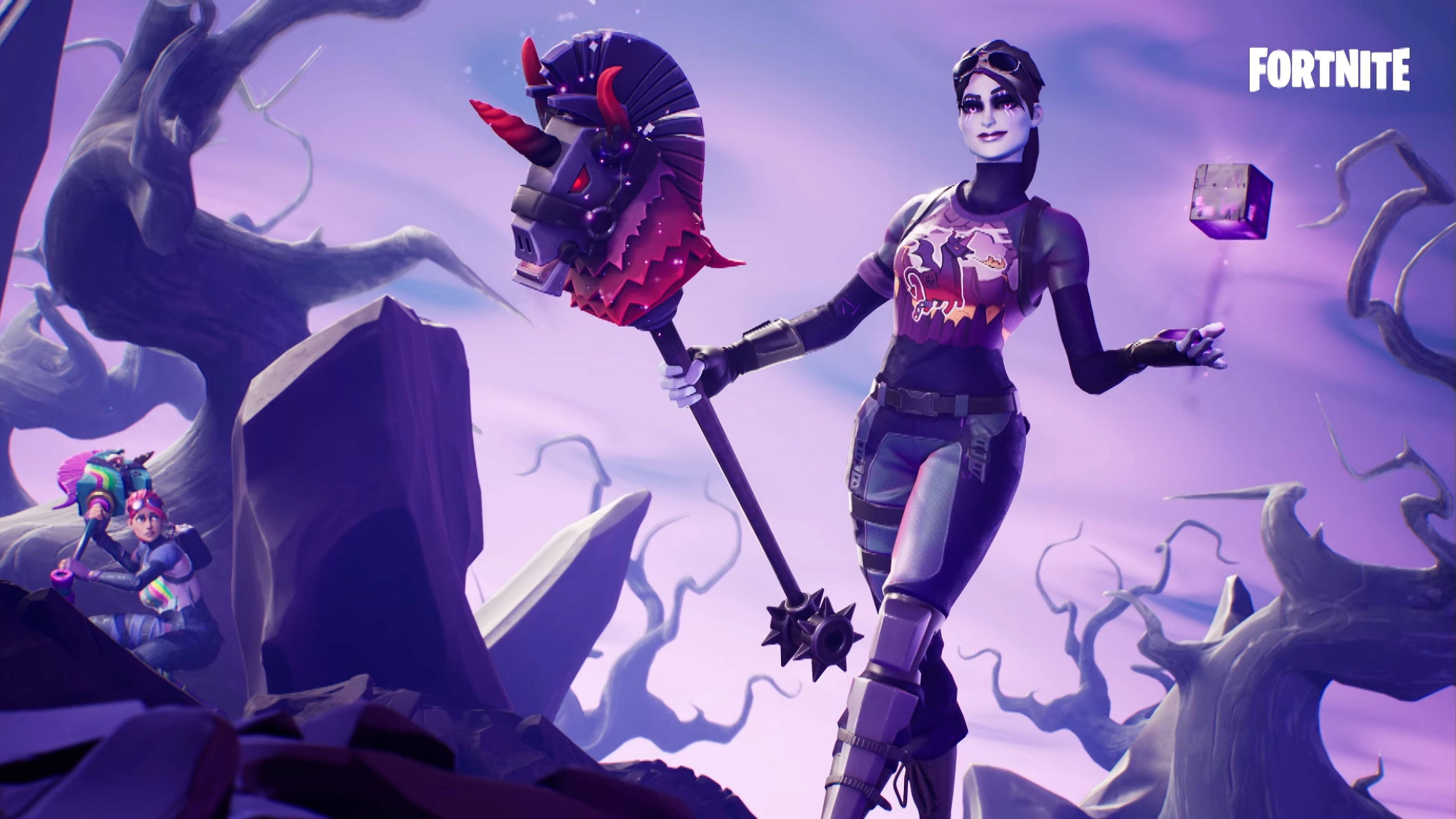 Artă Cool Fortnite Dark Bomber Fundal