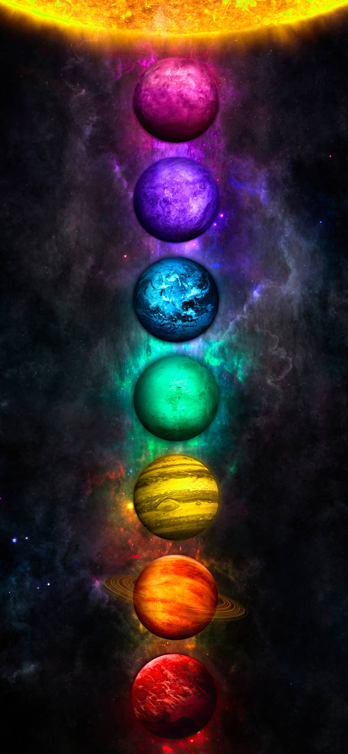 Artă cu Orbe de Energie Chakra Fundal
