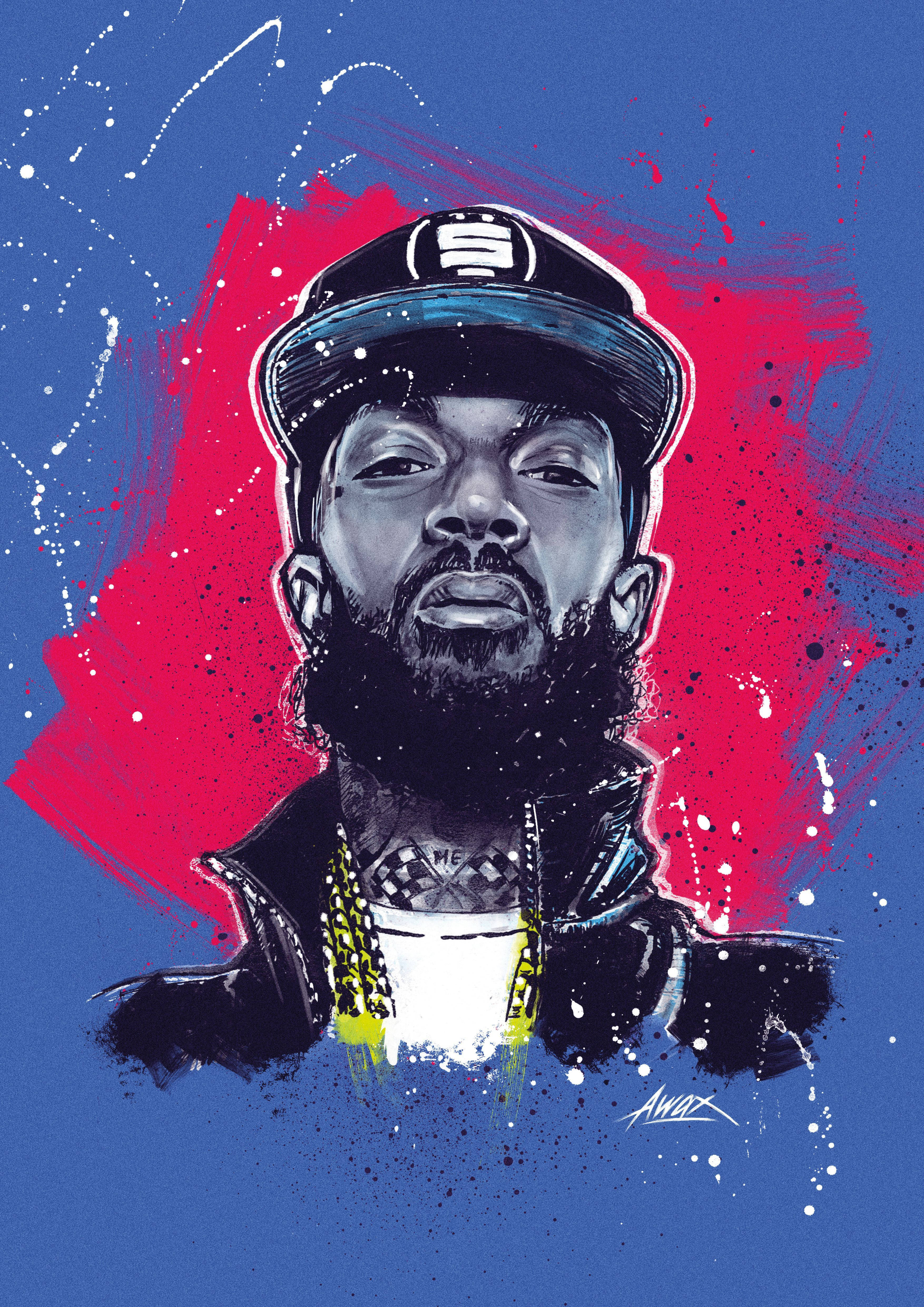 Artă despre Nipsey Hussle Fundal