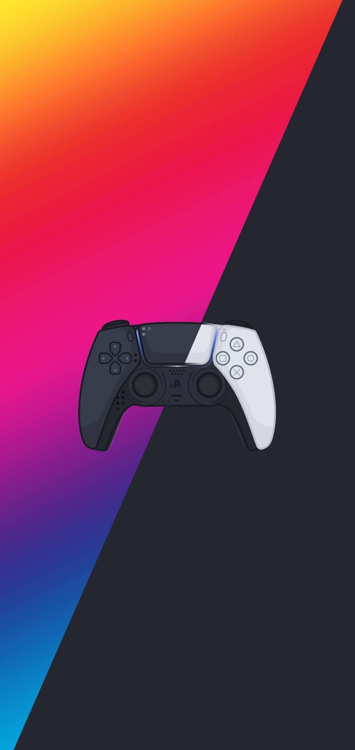 Artă Digitală Gradient PS5 Fundal