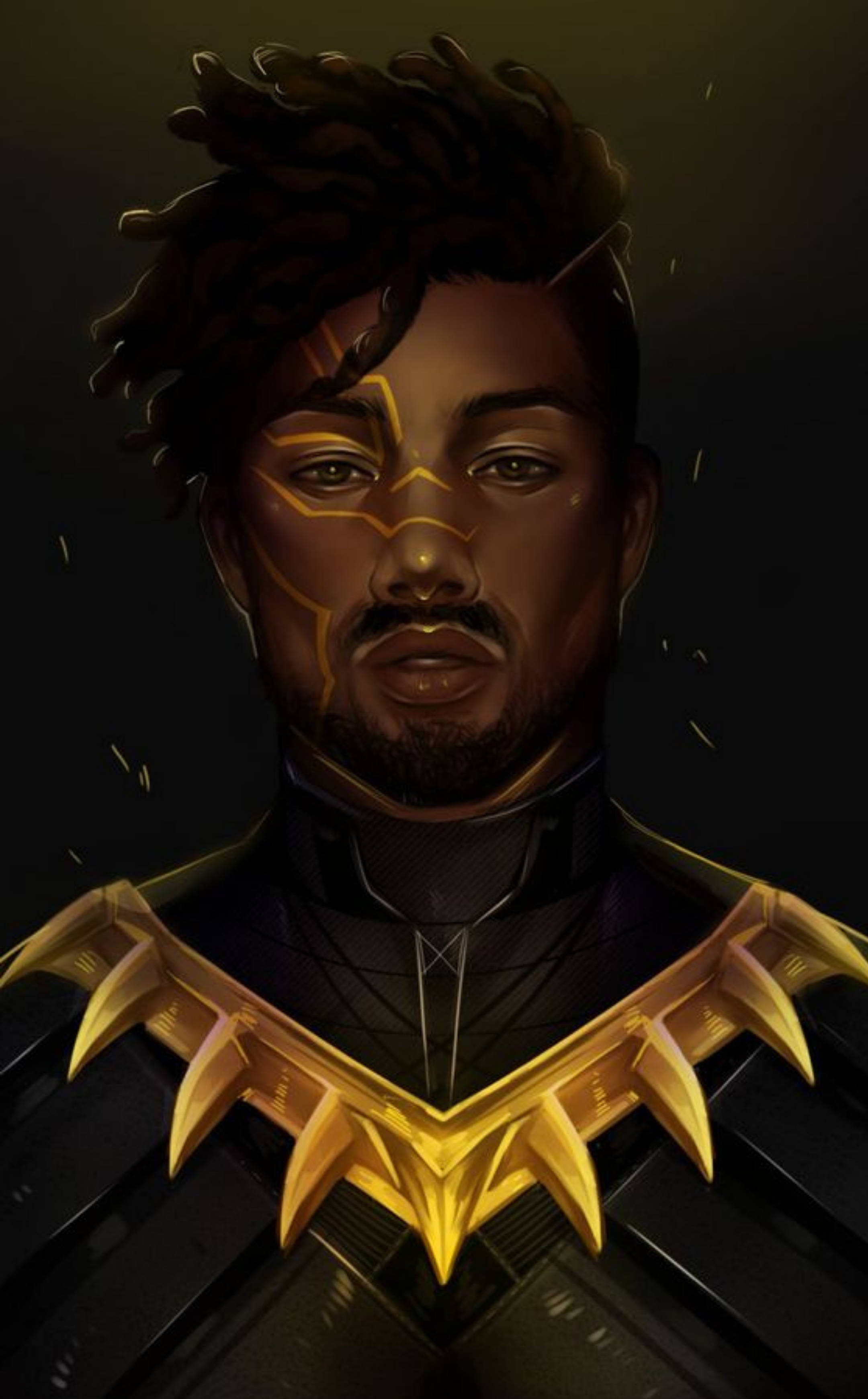 Artă Erik Killmonger Fundal