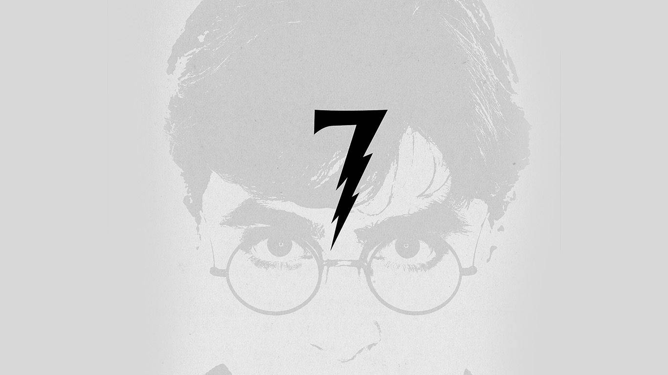 Artă estetică a feței lui Harry Potter Fundal