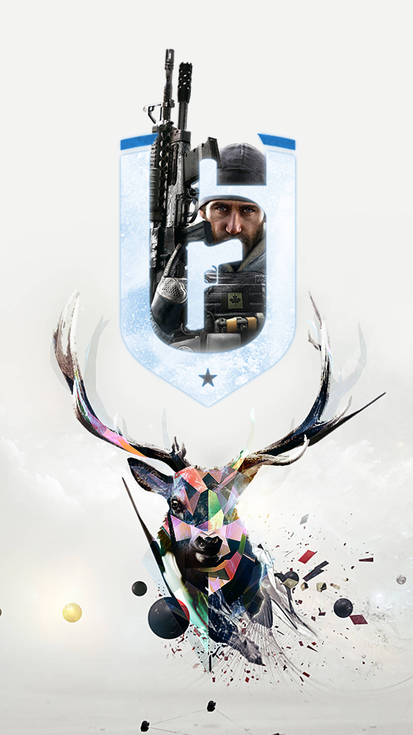 Artă estetică Rainbow Six Siege pentru iPhone Fundal