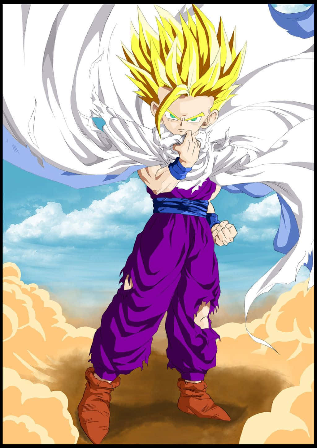 Artă estetică Teen Gohan Fundal