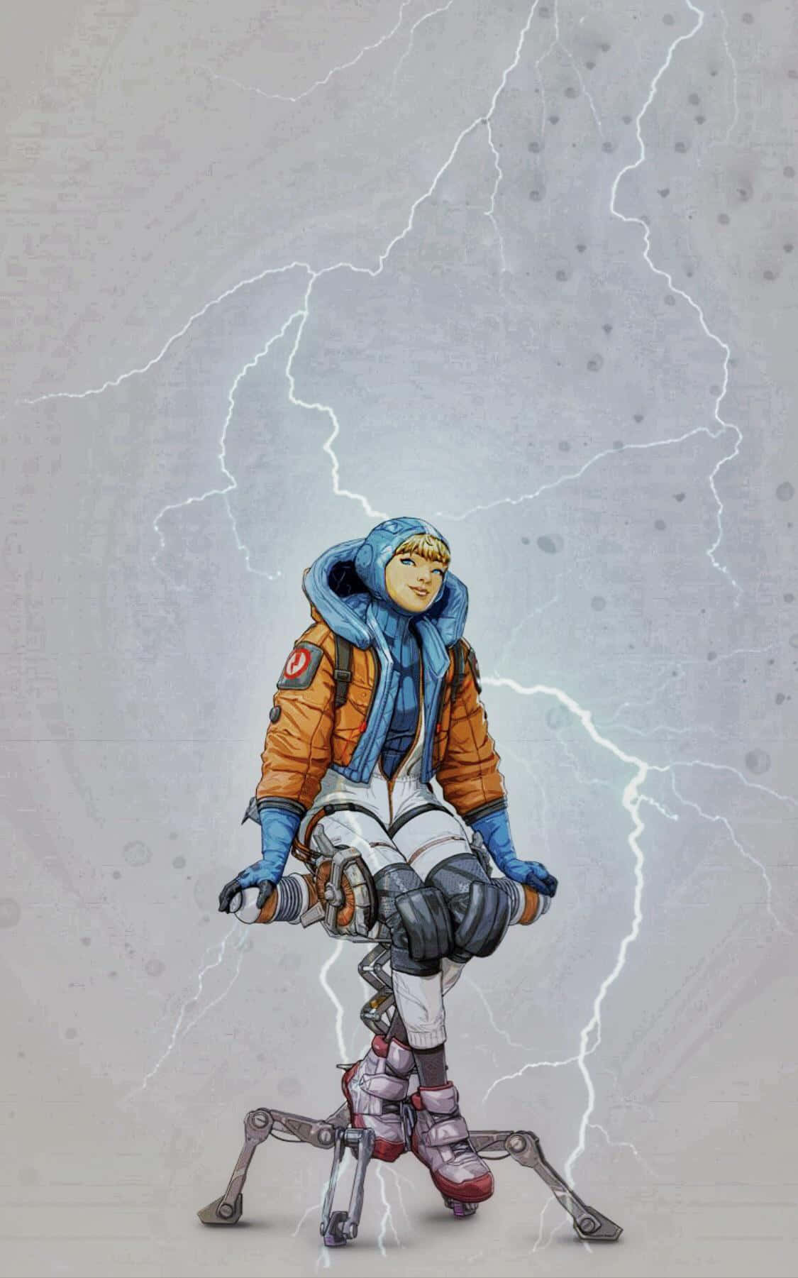 Artă estetică Wattson Apex Legends Fundal