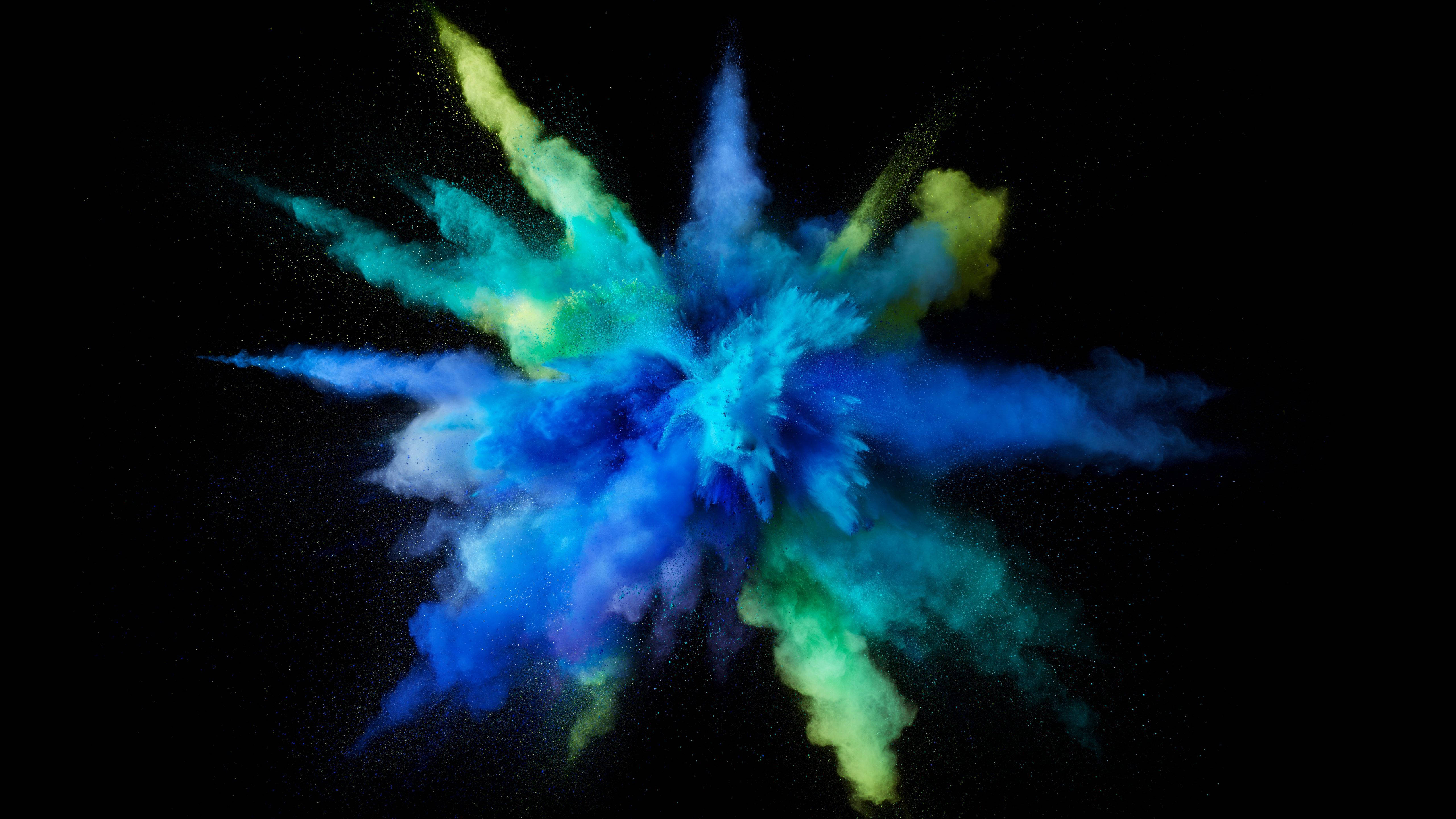 Artă explozivă colorată MacBook Pro Fundal