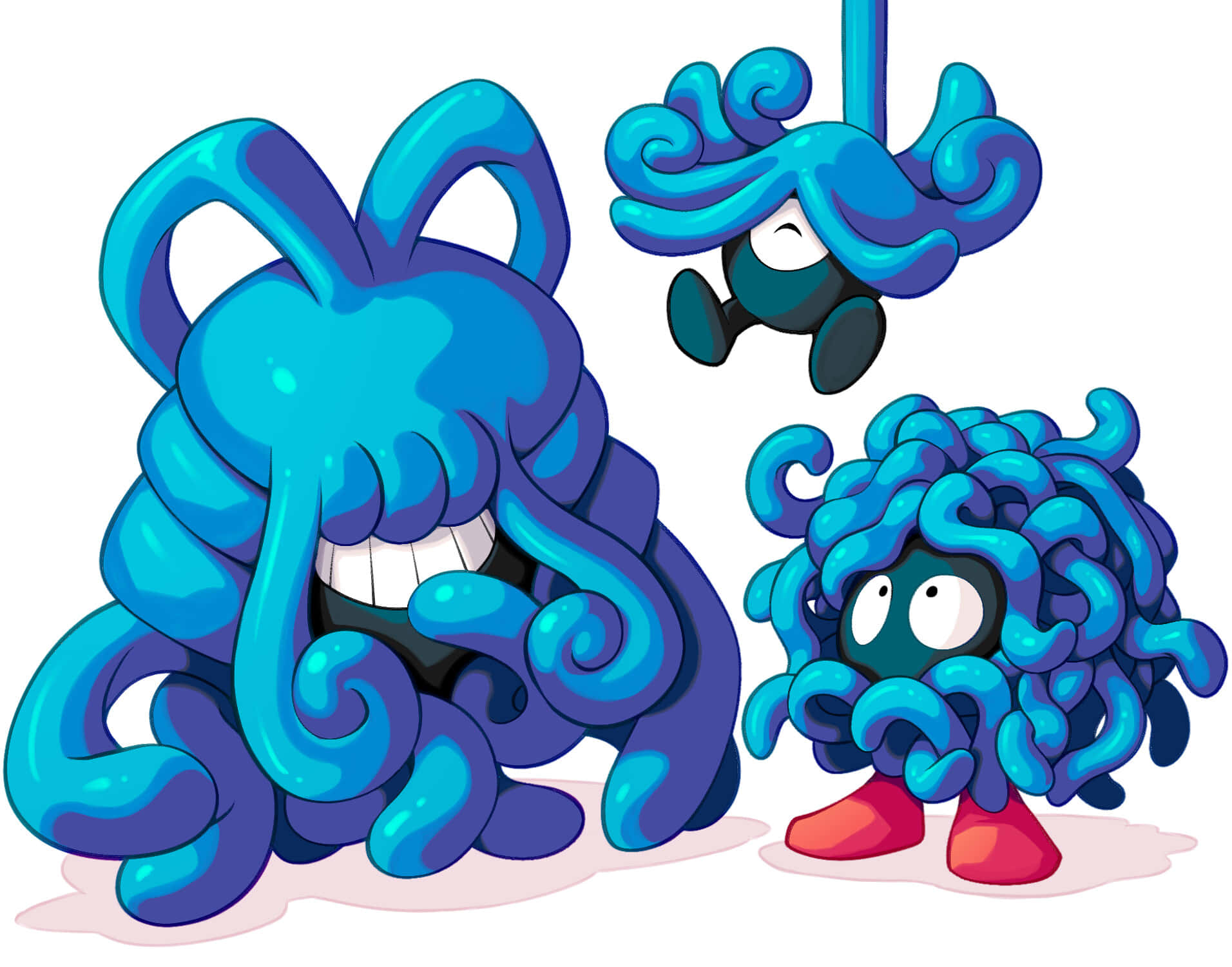 Artă Fan Evolution Cool Tangela Fundal