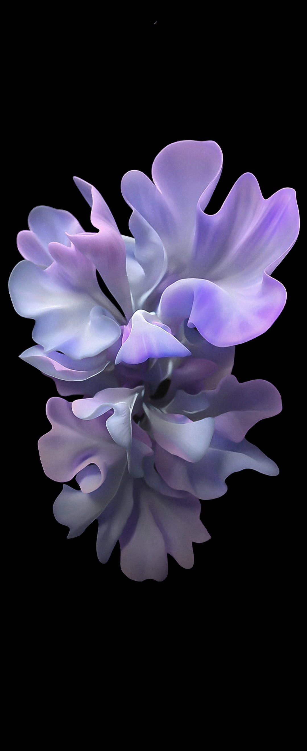 Artă Florală Vibrantă Violet pentru Samsung S20 FE Fundal